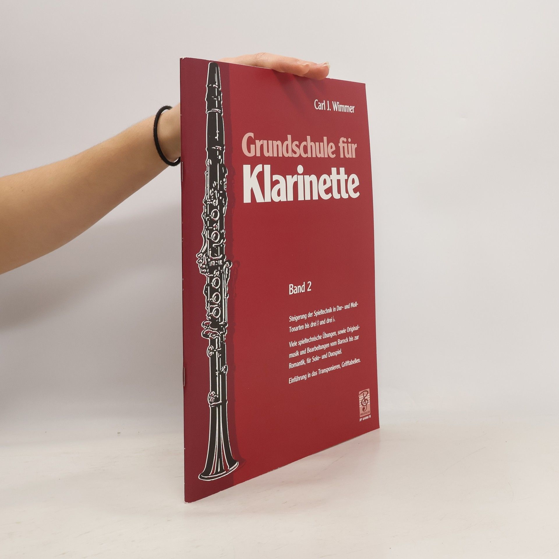 Carl J. Wimmer Grundschule für Klarinette. Band 2