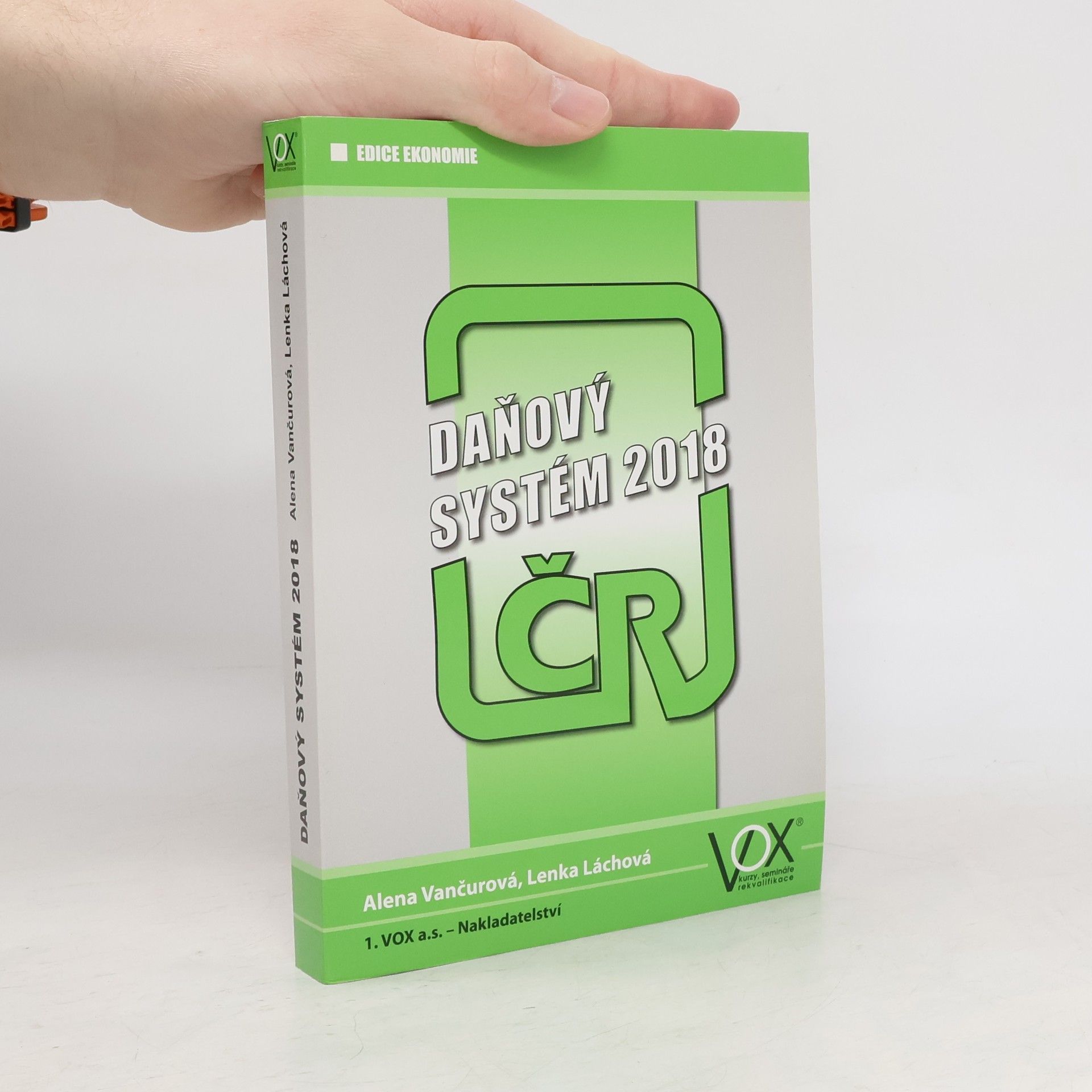 Alena Vančurová Daňový systém ČR 2018