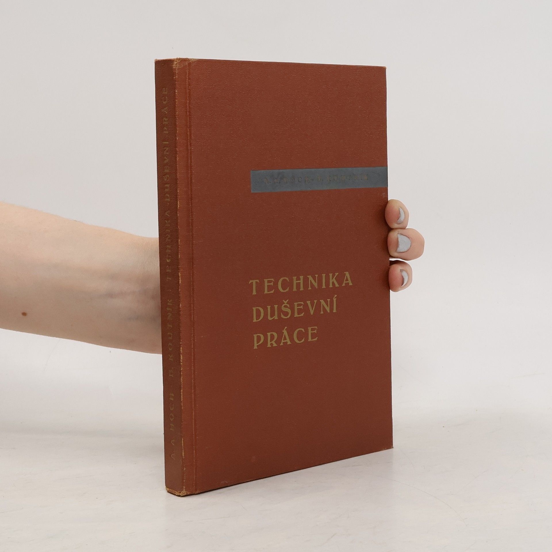 Alois Adalbert Hoch Technika duševní práce