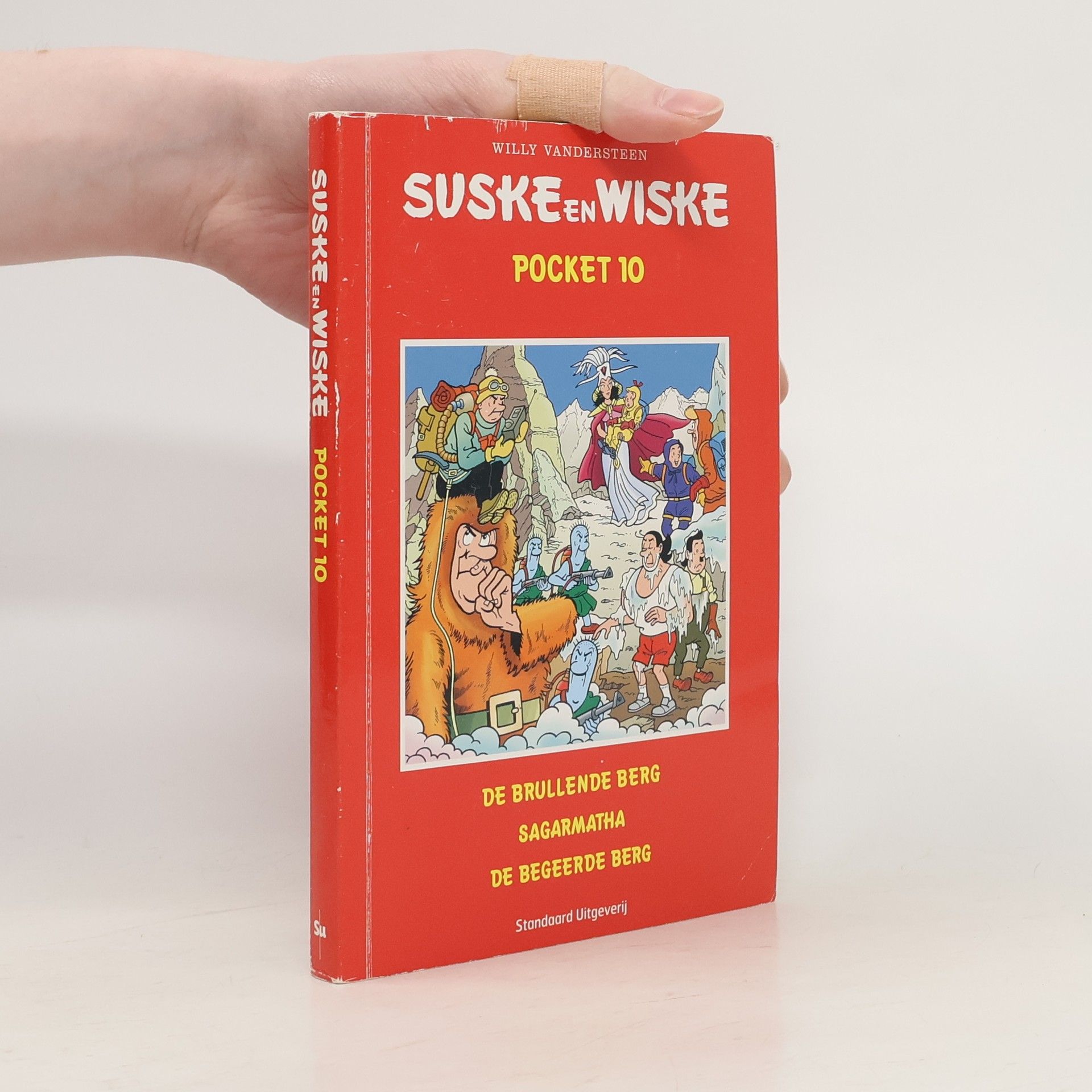 Willy Vandesteen Suske en Wiske Pocket 10: De brullende berg - Sagarmatha - De begeerde berg