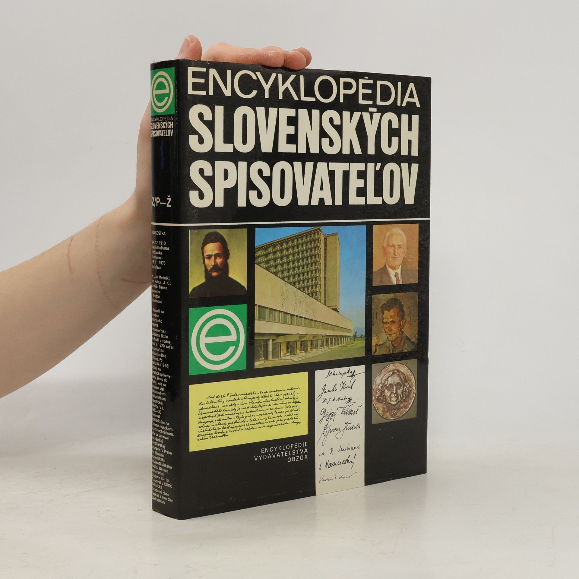 Karol Rosenbaum Encyklopédia slovenských spisovateľov. 2 P-Ž