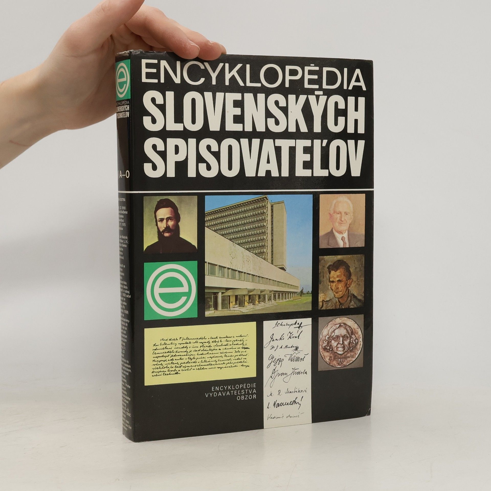 Auteurscollectief Encyklopédia slovenských spisovateľov. 1. zväzok (A-O)