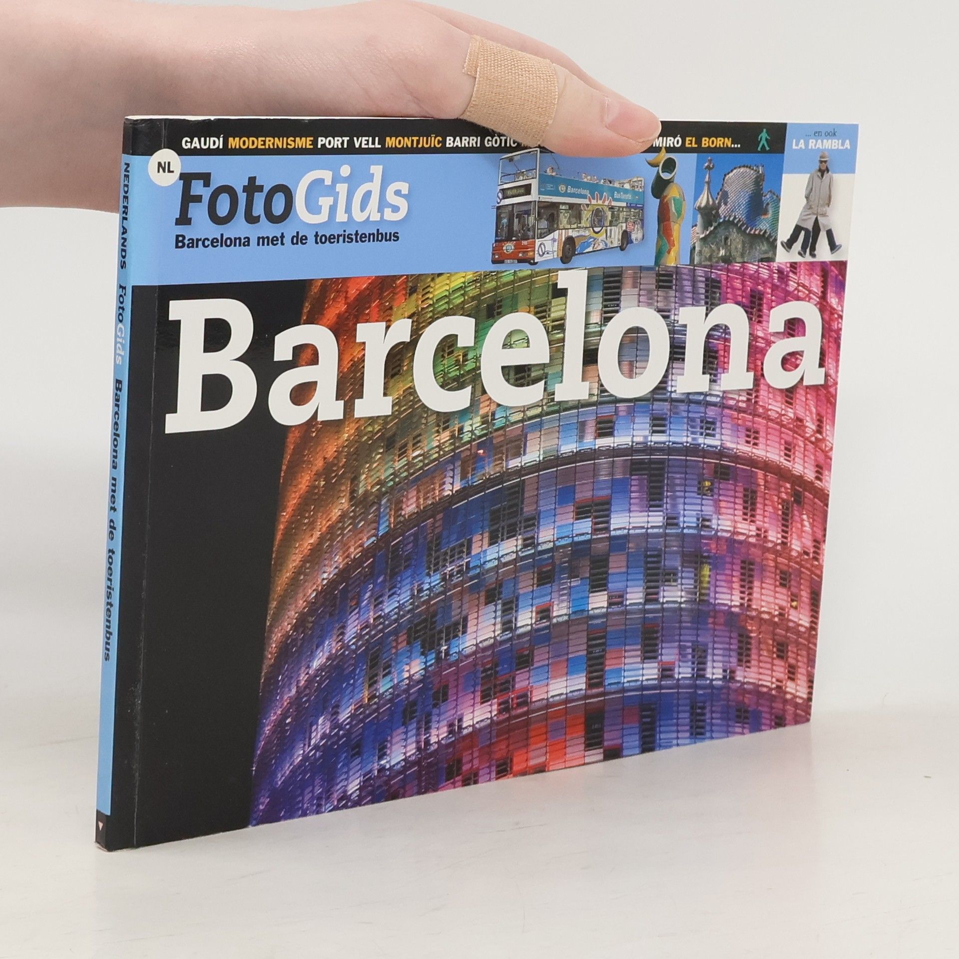 Antonio García Funes Barcelona met de toeristenbus