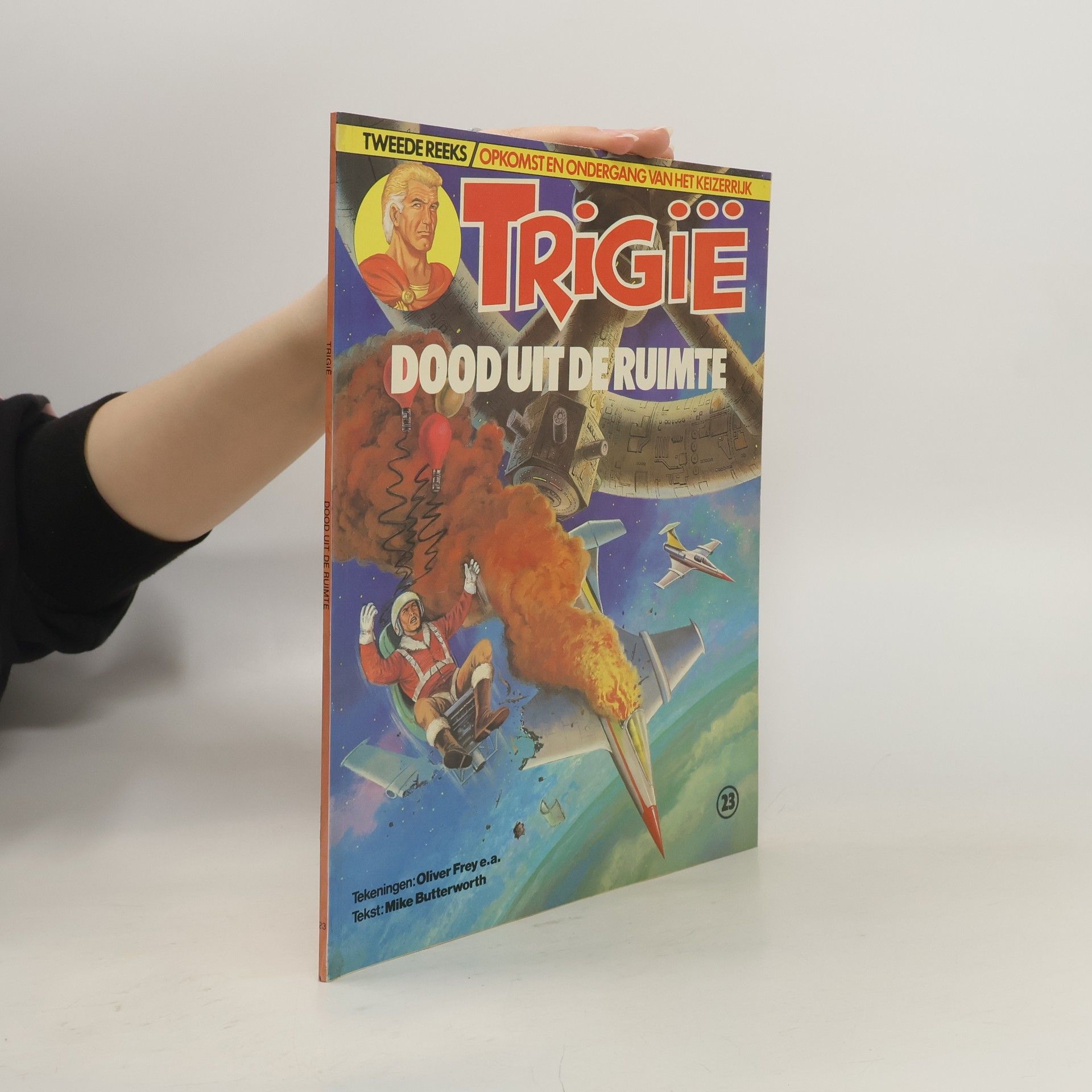 Mike Butterworth Trigië - Tweede Reeks: Opkomst en Ondergang van het Keizerrijk - 23: Dood uit de ruimte