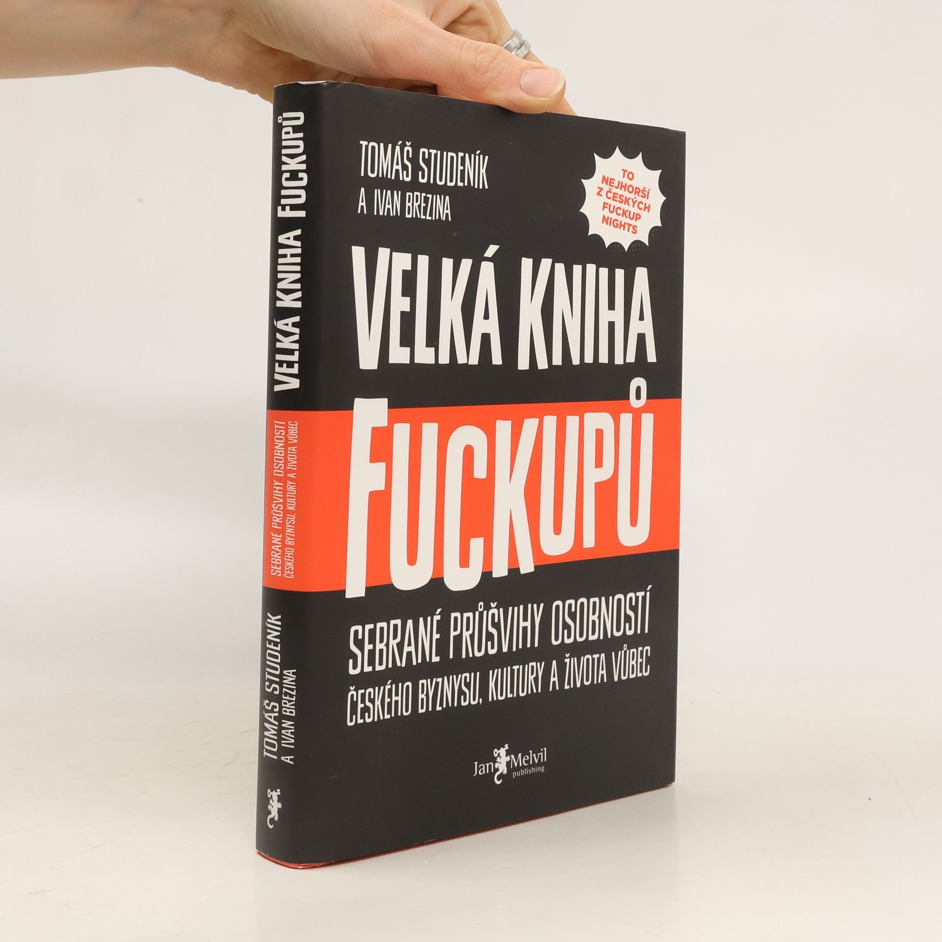 Tomáš Studeník Velká kniha fuckupů