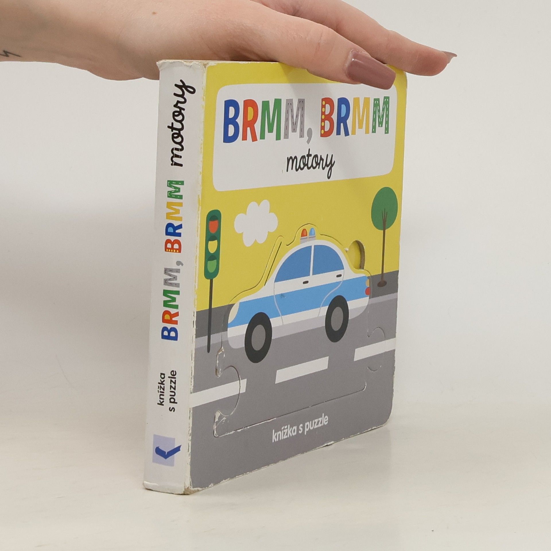 Beatrice Tinarelli Brmm, brmm motory - Knížka s puzzle