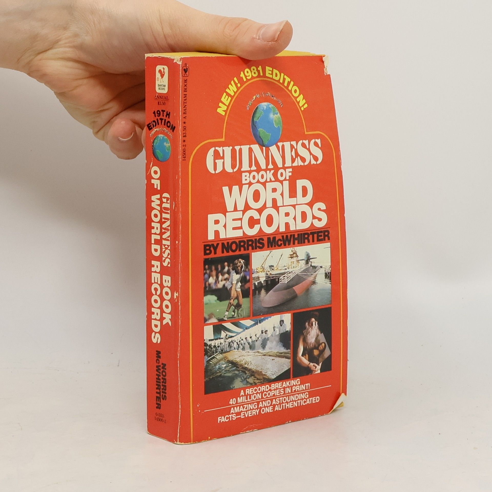 Norris McWhirter Guinness Book of World Records 1981 - 19th Edition