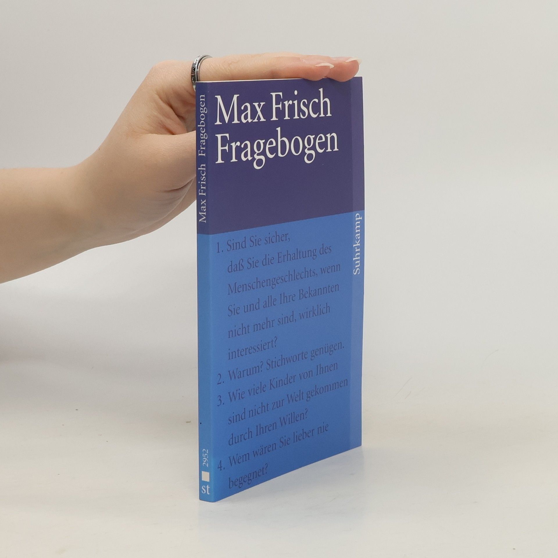 Max Frisch Fragebogen