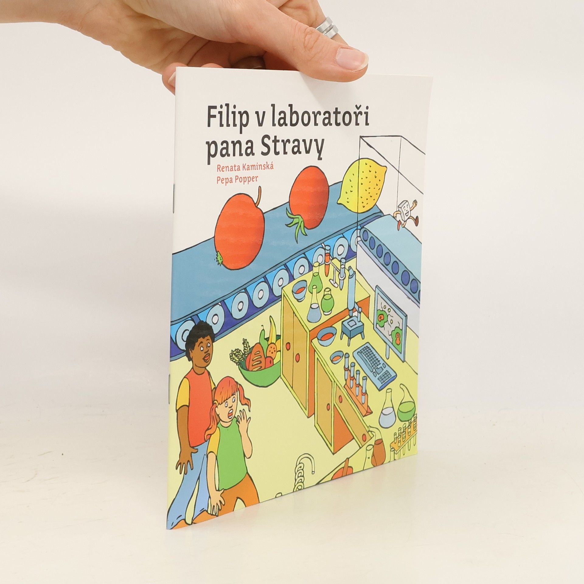 Renata Kaminská Filip v laboratoři pana Stravy