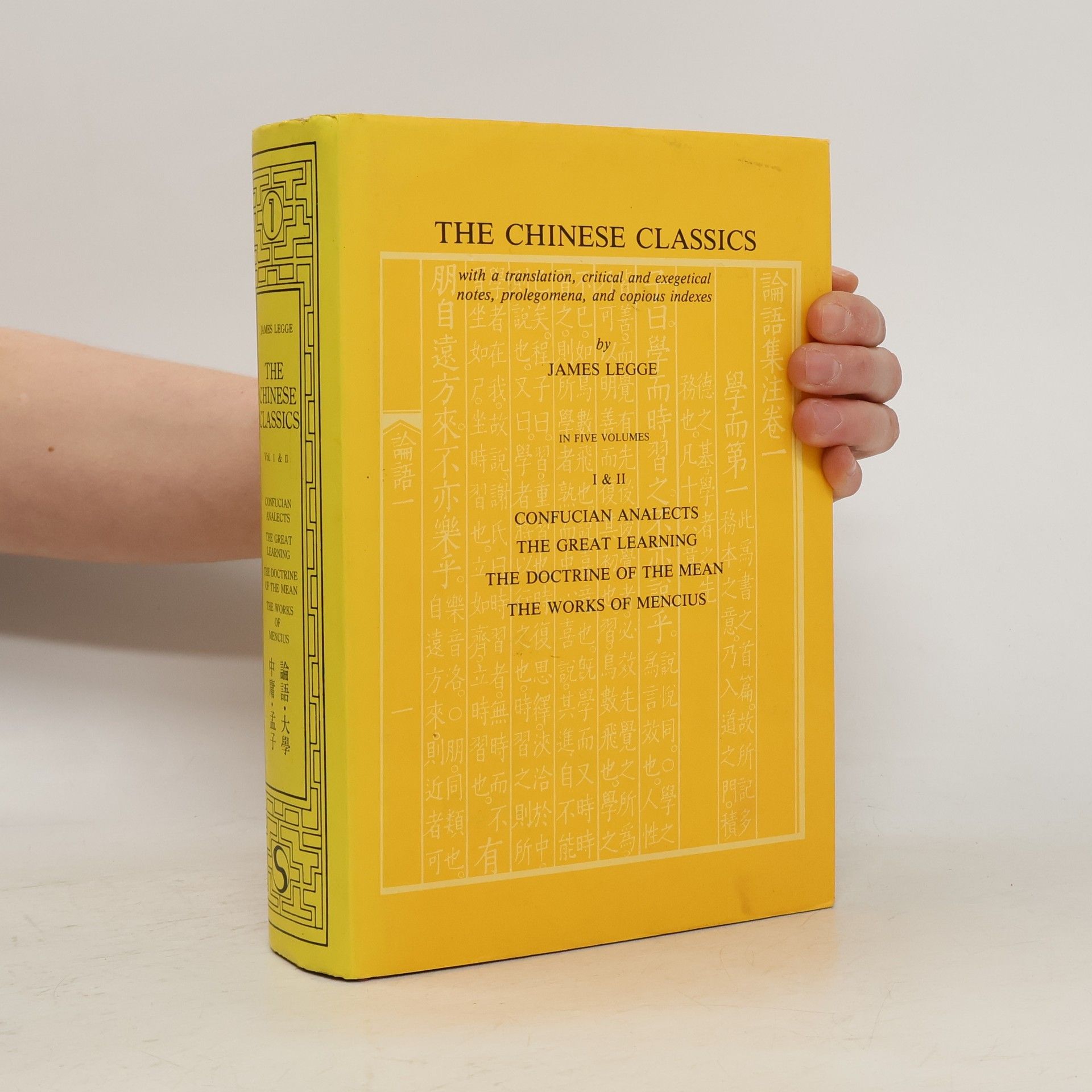James Legge The Chinese classics: The works of Mencius