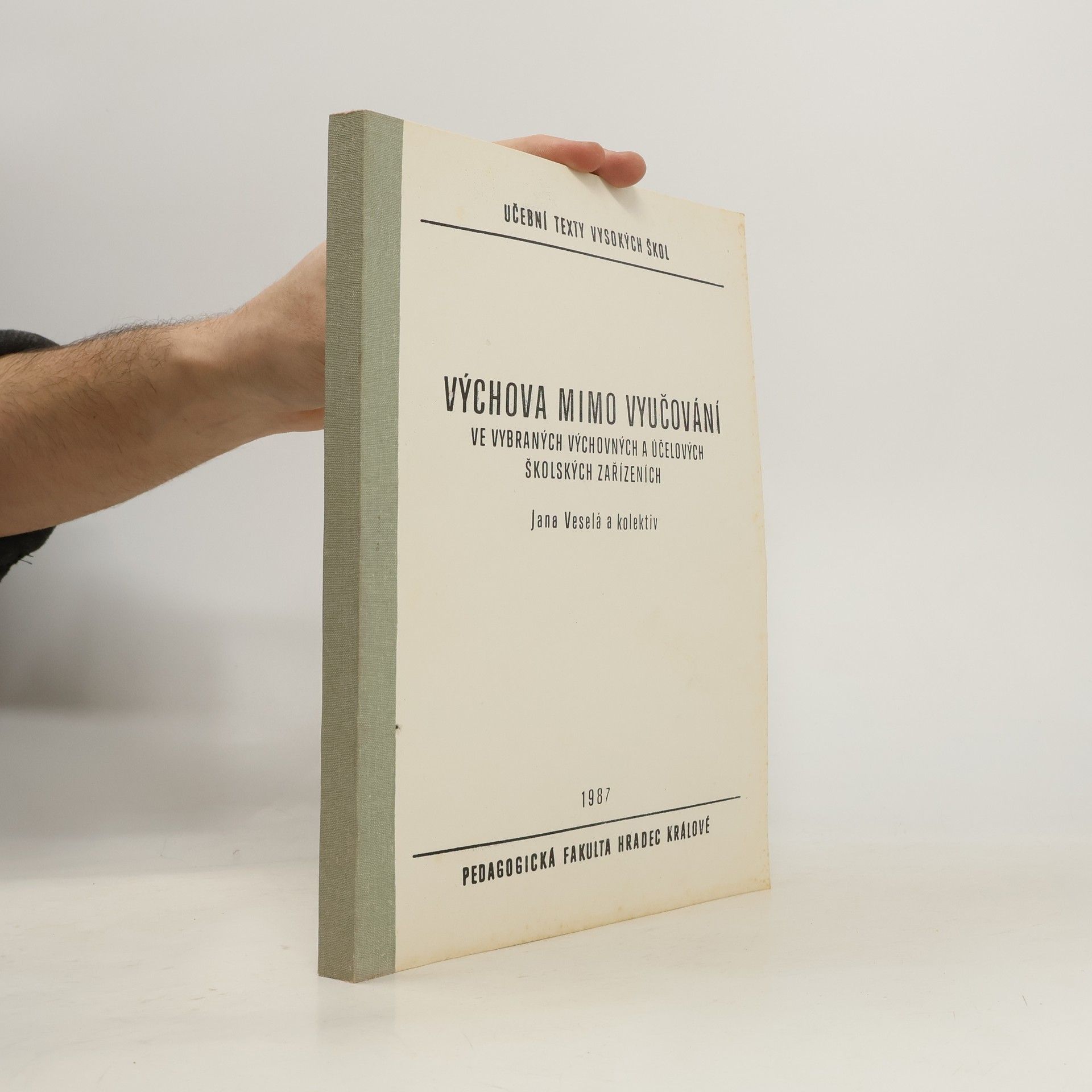 Jana Veselá Výchova mimo vyučování