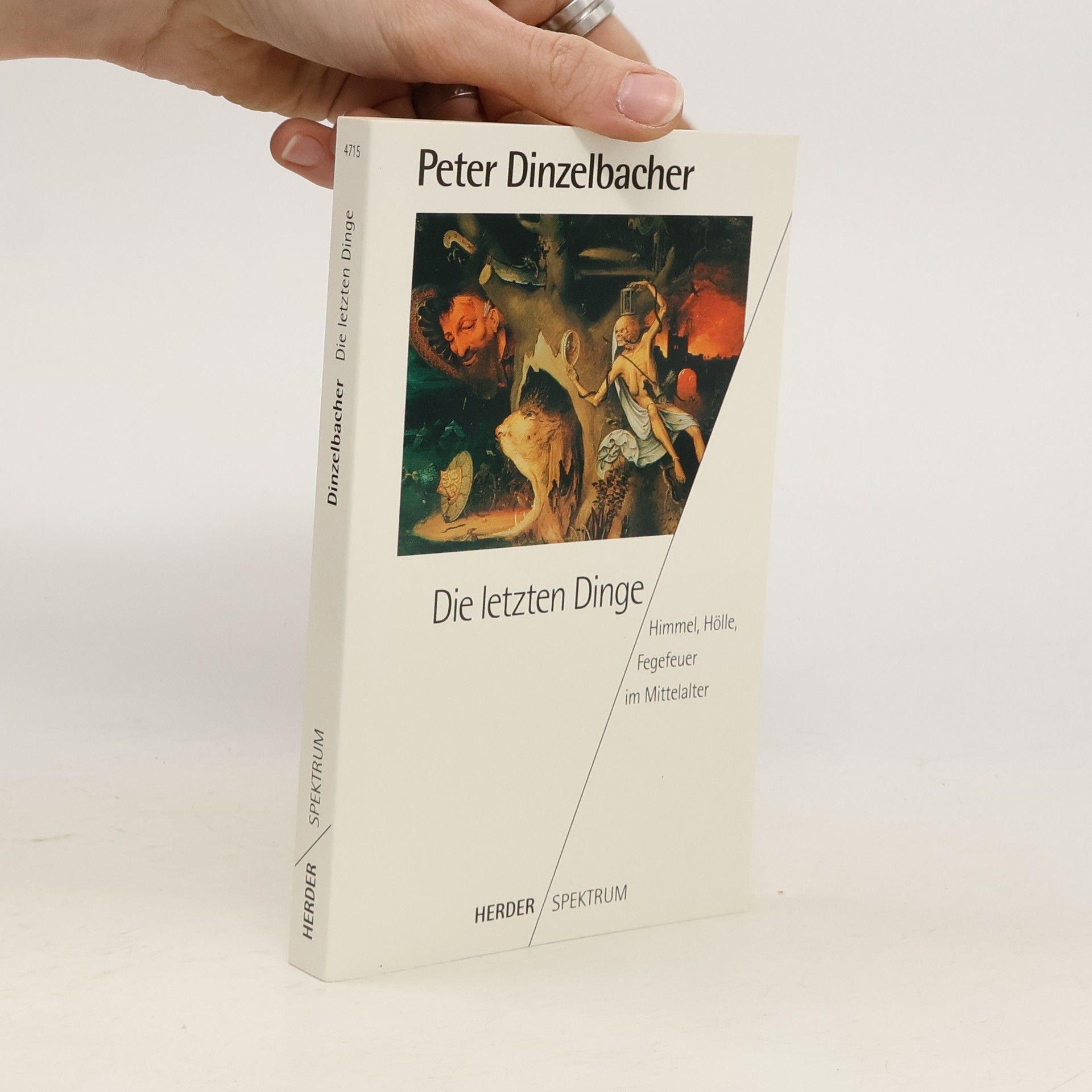 Peter Dinzelbacher Die letzten Dinge