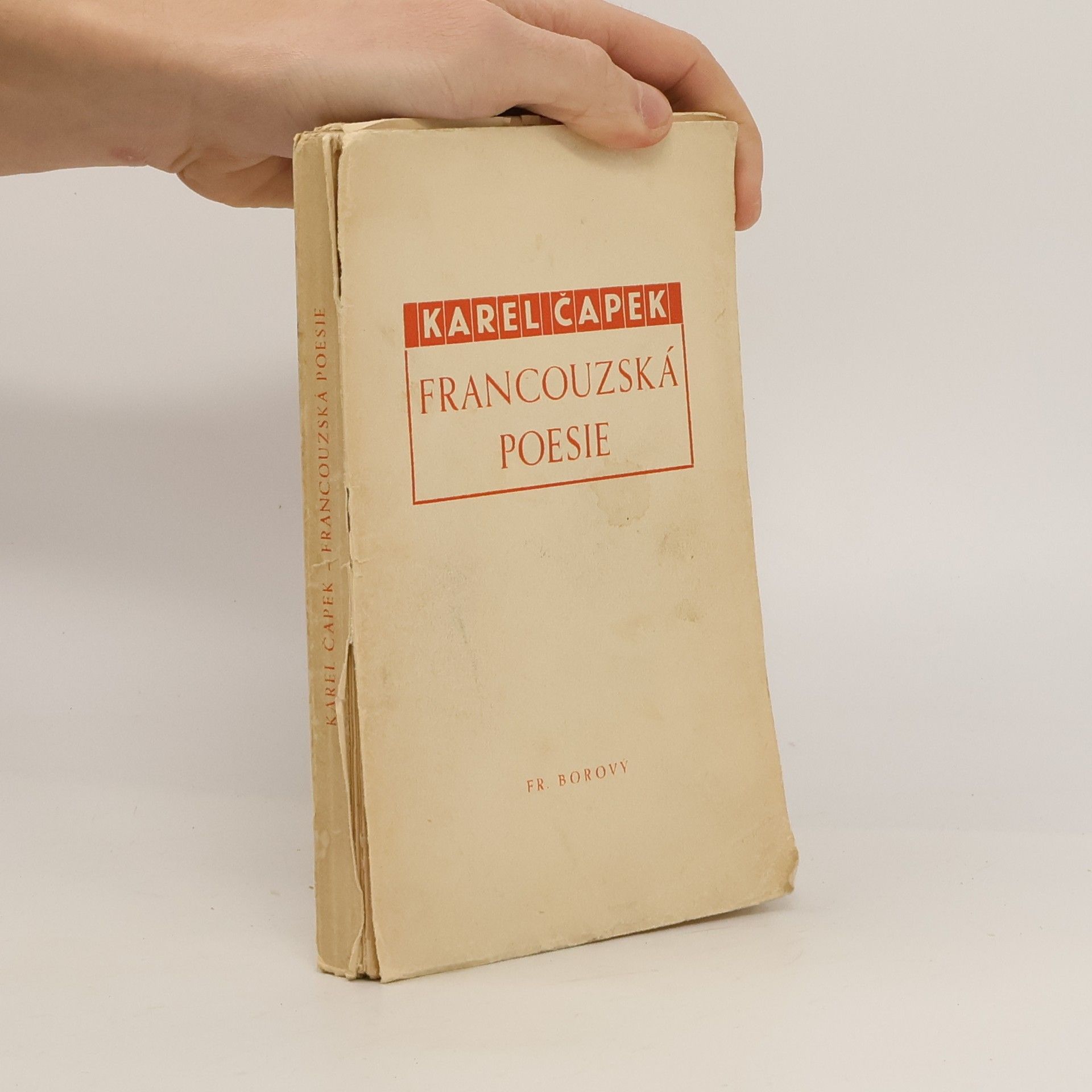 Karel Čapek Francouzská poezie