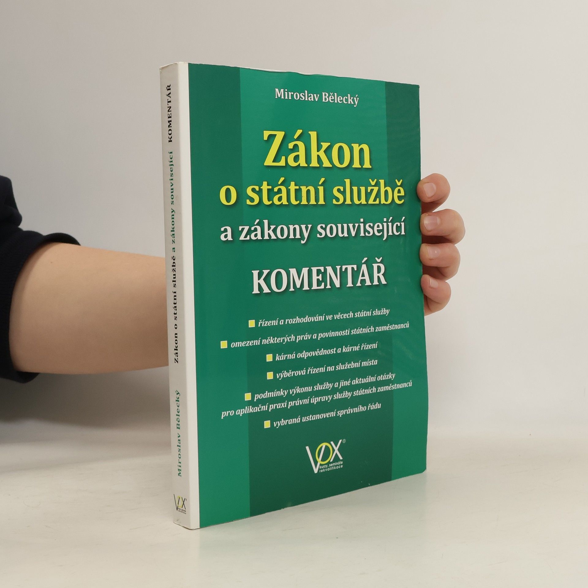 Miroslav Bělecký Zákon o státní službě a zákony související