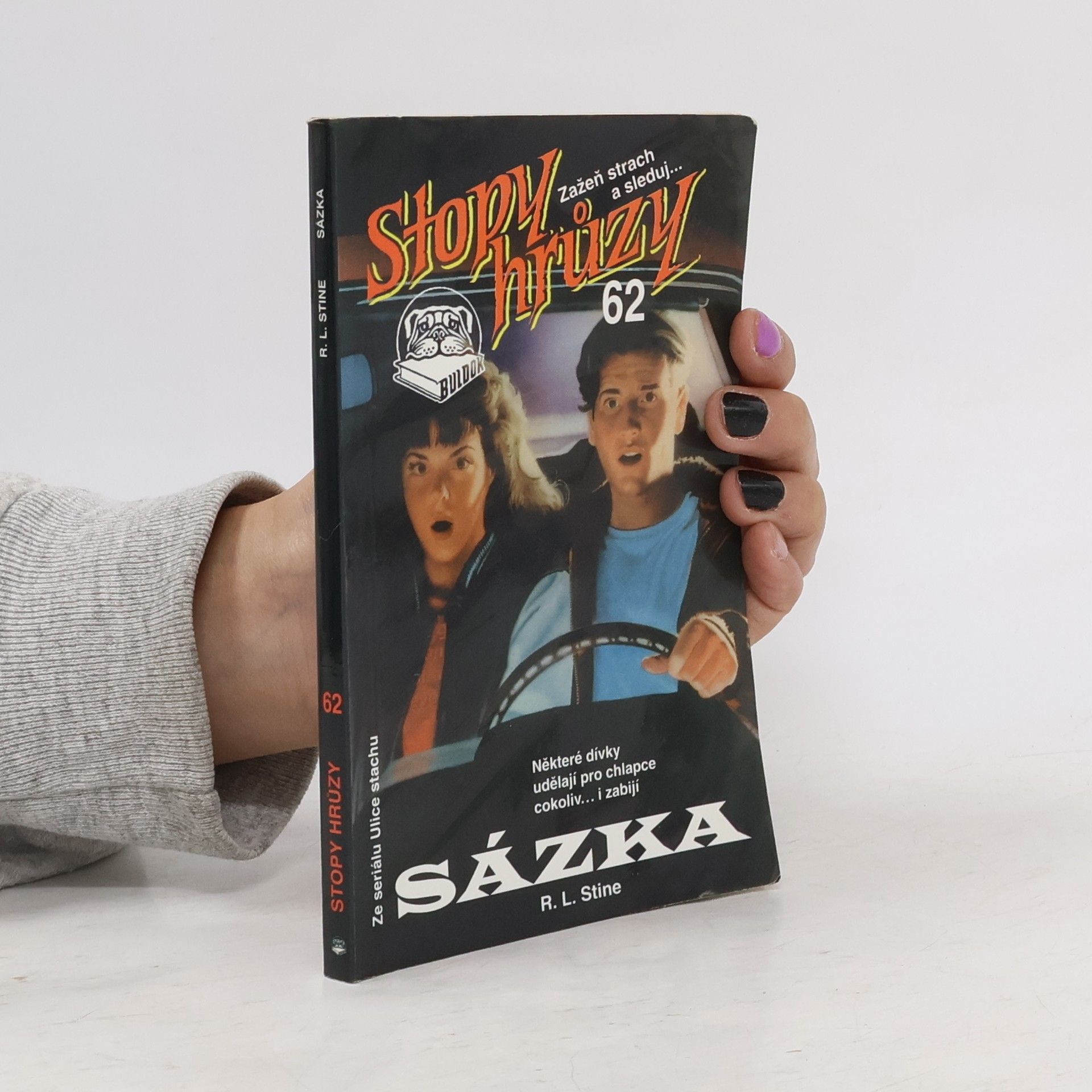 R. L. Stine Sázka. Stopy hrůzy 62