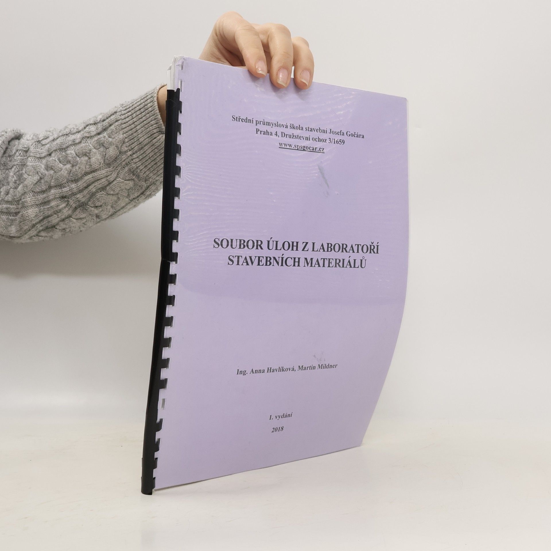 Anna Havlíková Soubor úloh z laboratoří stavebních materiálů