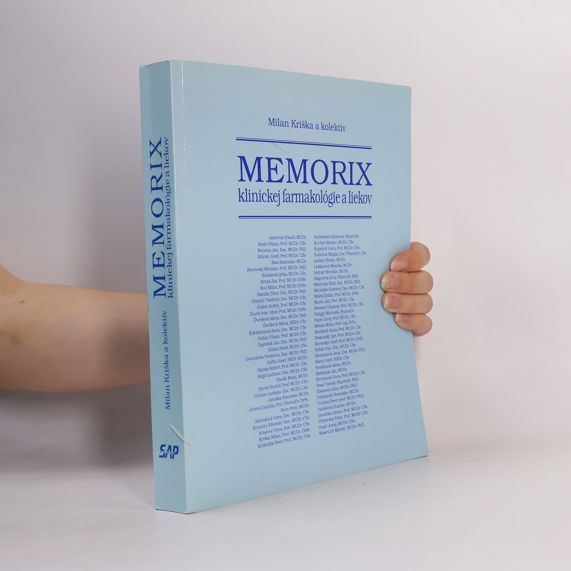 Milan Kriška Memorix klinickej farmakológie a liekov