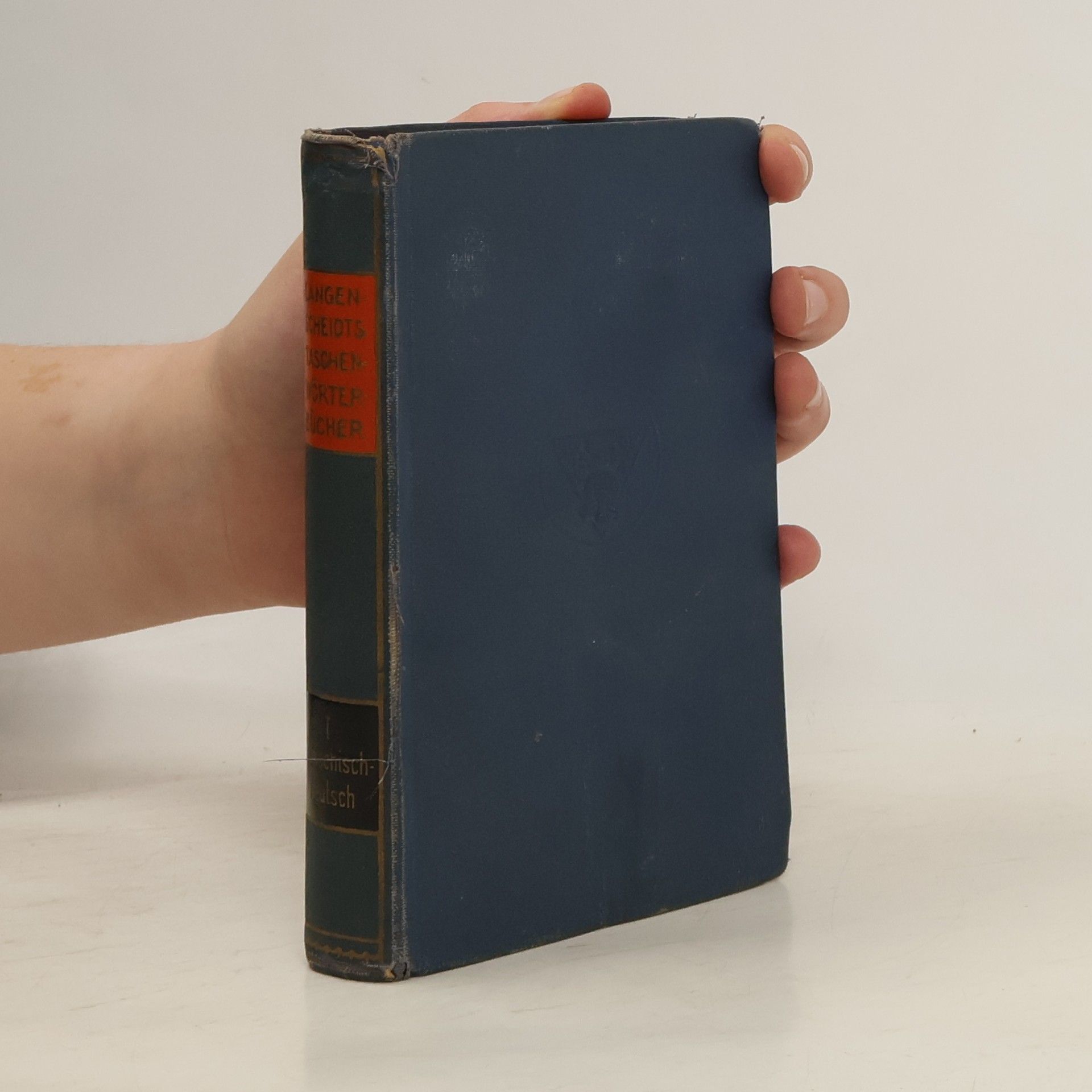 Langenscheidtův kapesní slovník jazyka českého a německého. První díl. Slovník česko-německý