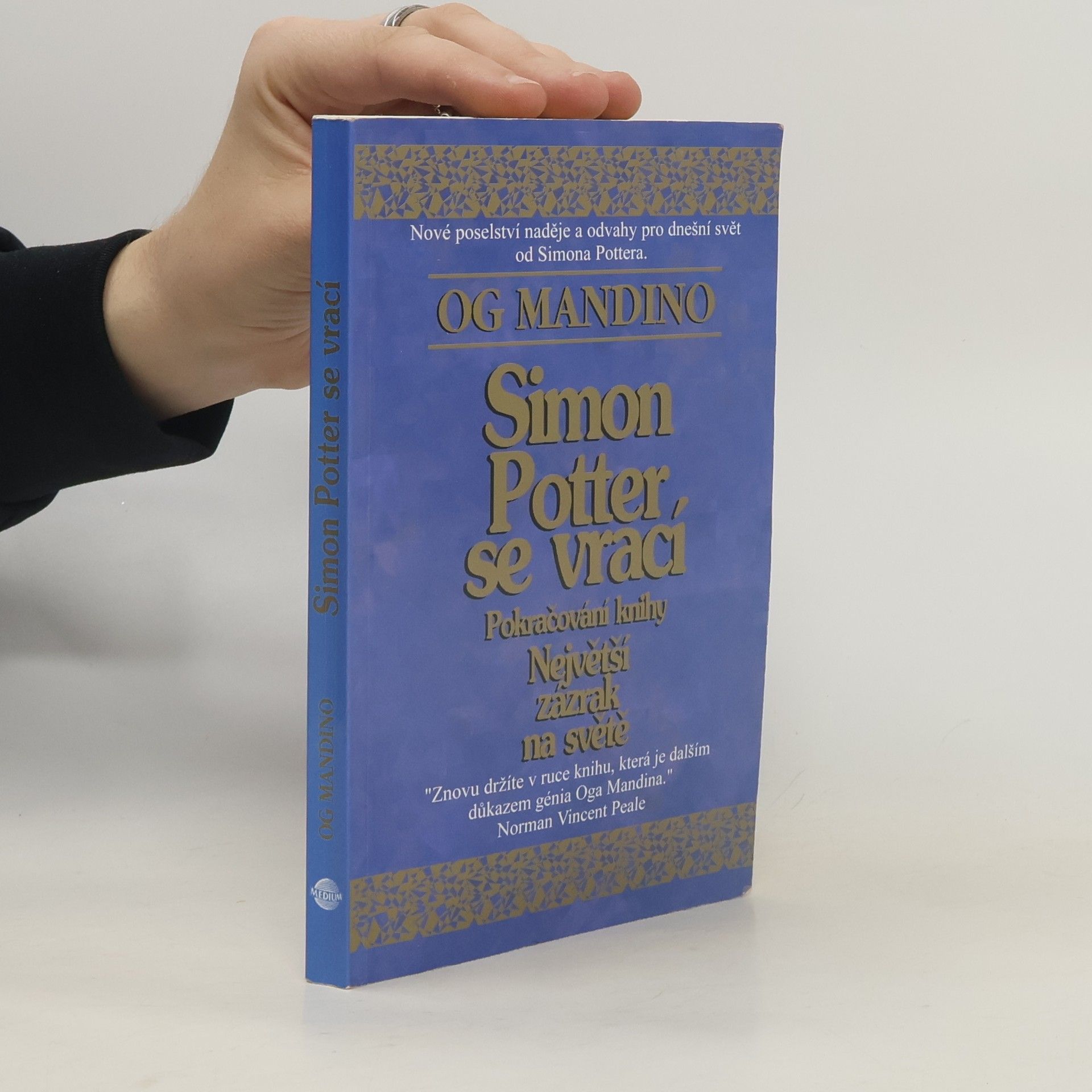 Alena Martenová Simon Potter se vrací : pokračování knihy Největší zázrak na světě