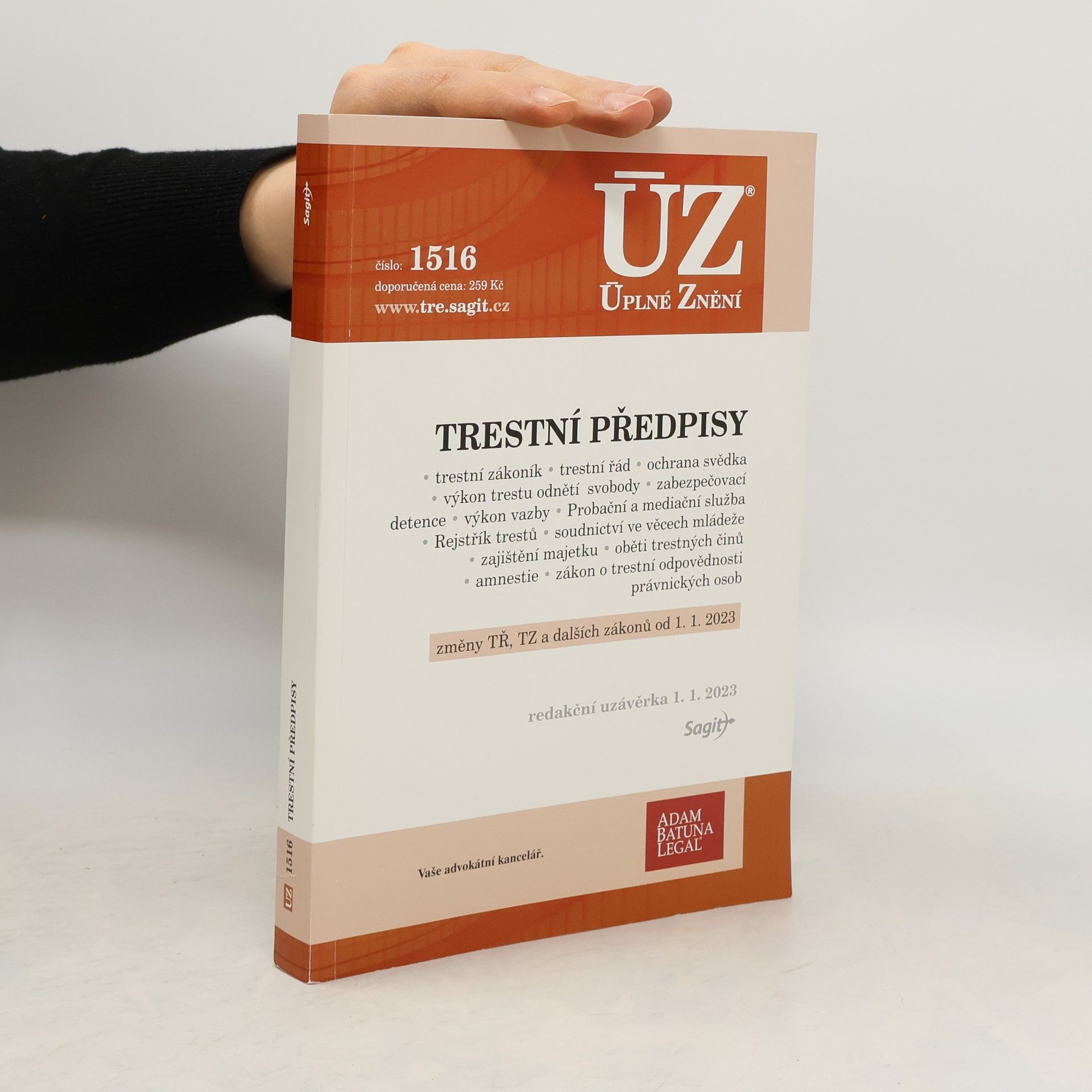 Autorenkollektiv Trestní předpisy [ÚZ 2023 č. 1516]