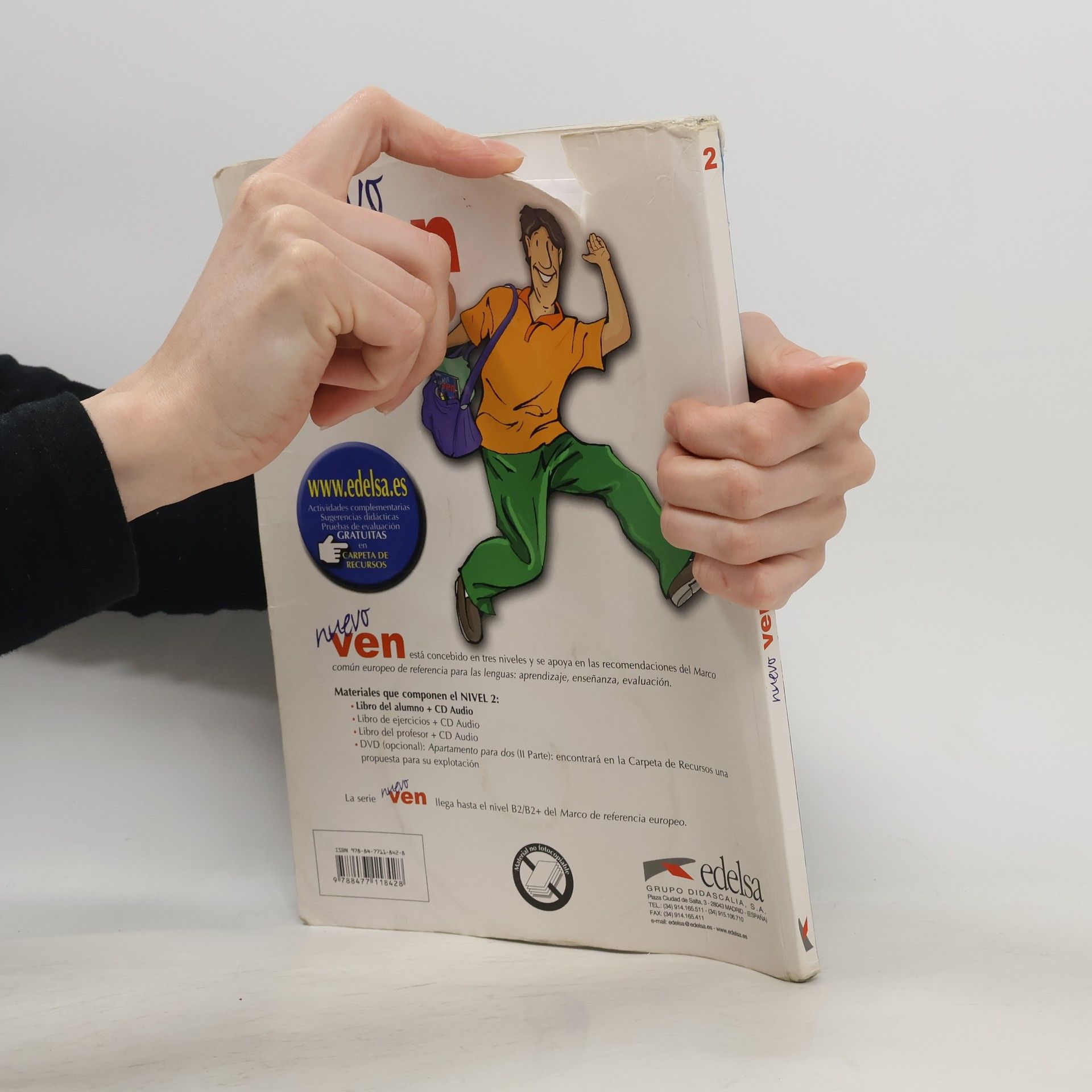 Autores varios Nuevo Ven 2. Libro del alumno: Espanol lengua extranjera