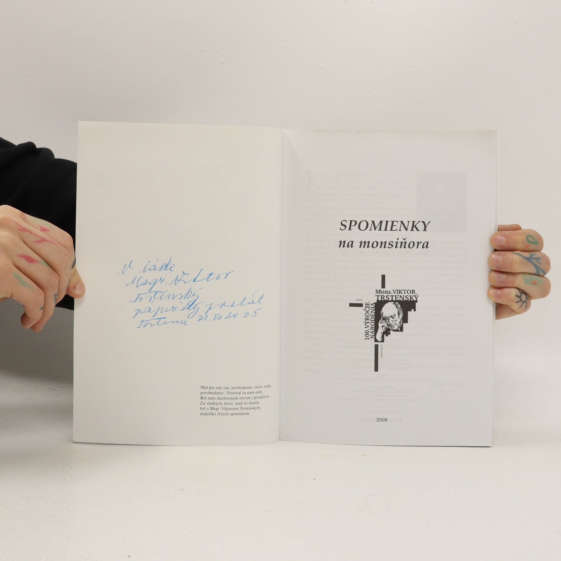 Autorenkollektiv Spomienky na monsiňora