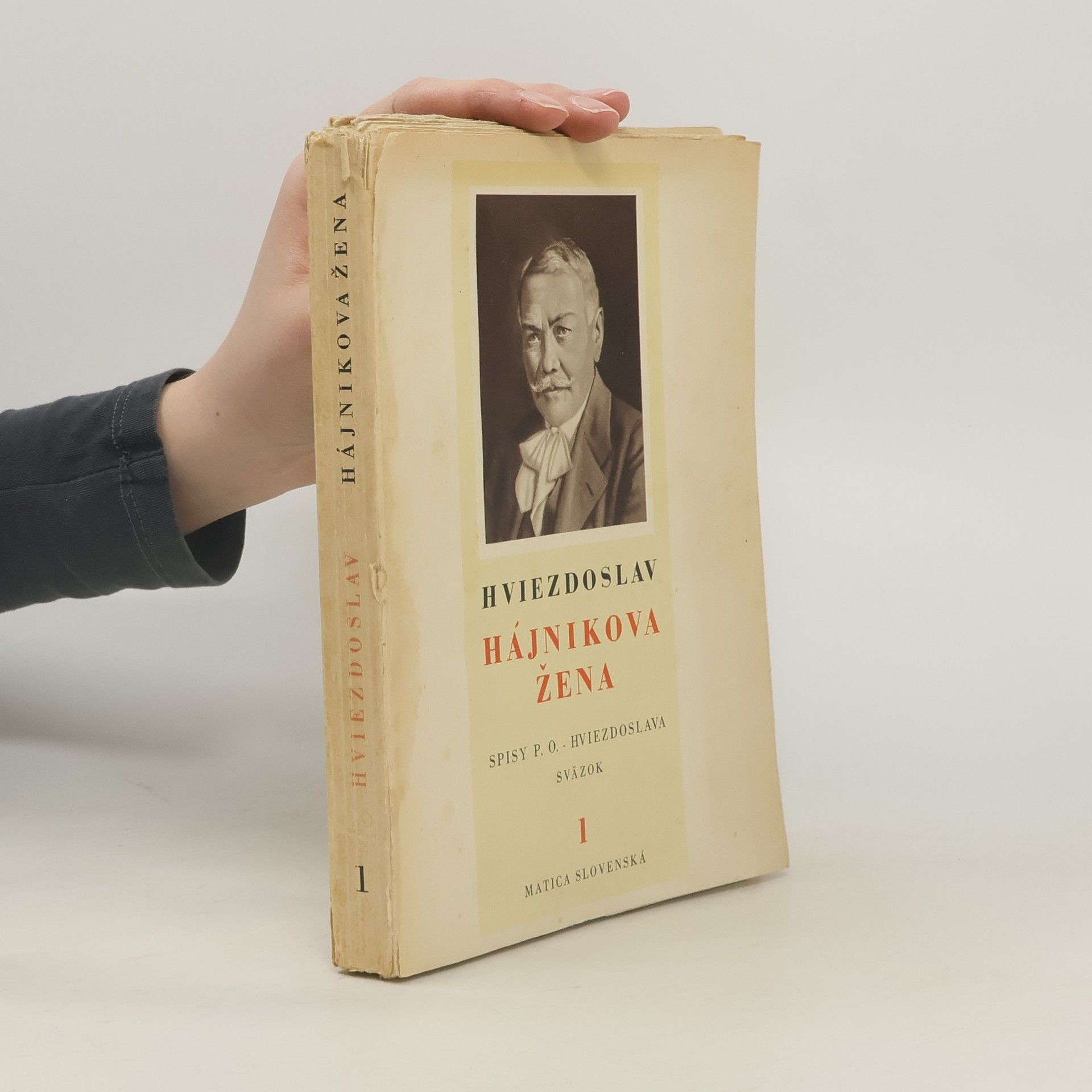 Pavol Országh Hviezdoslav Spisy P. O. Hviezdoslava 1. Hájnikova žena
