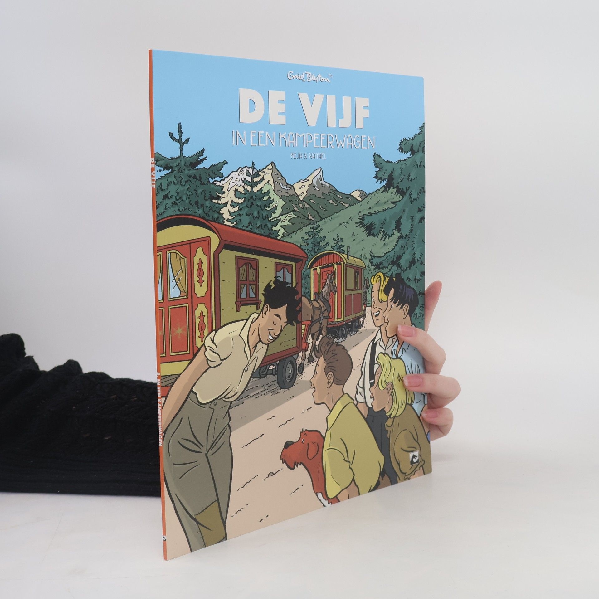 Enid Blyton De Vijf in een kampeerwagen