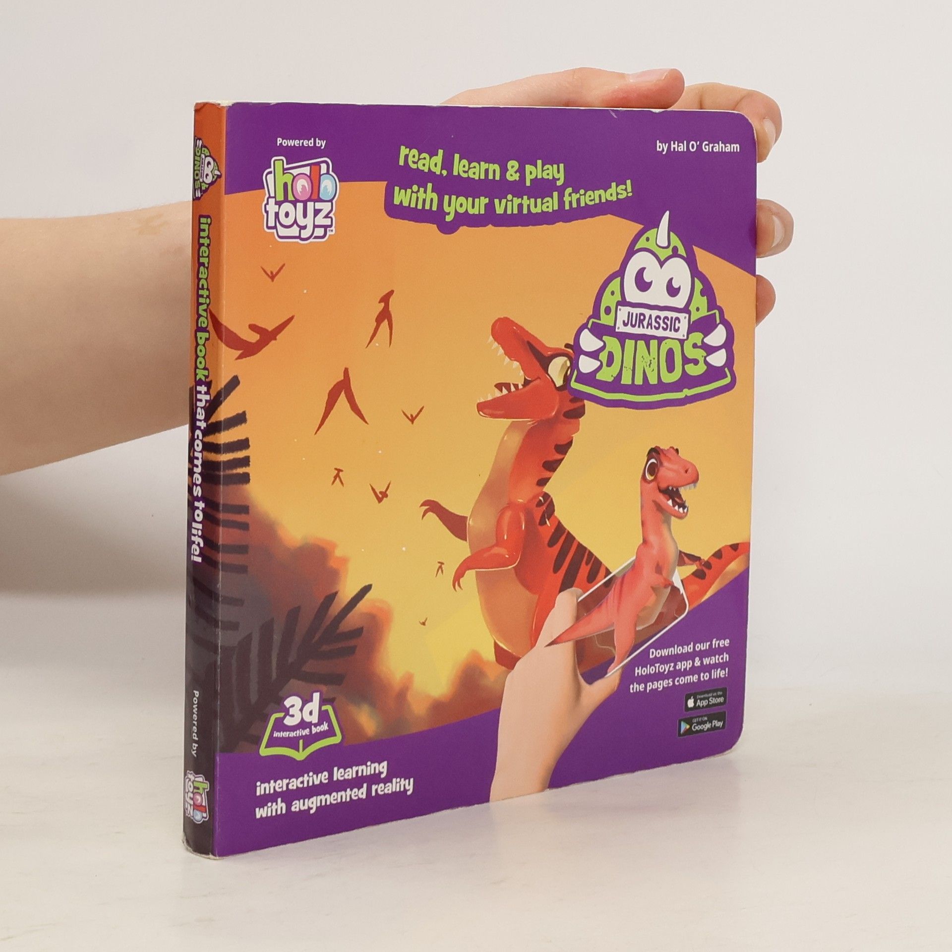 Hal O' Graham Jurassic Dinos - Interactive AR Book