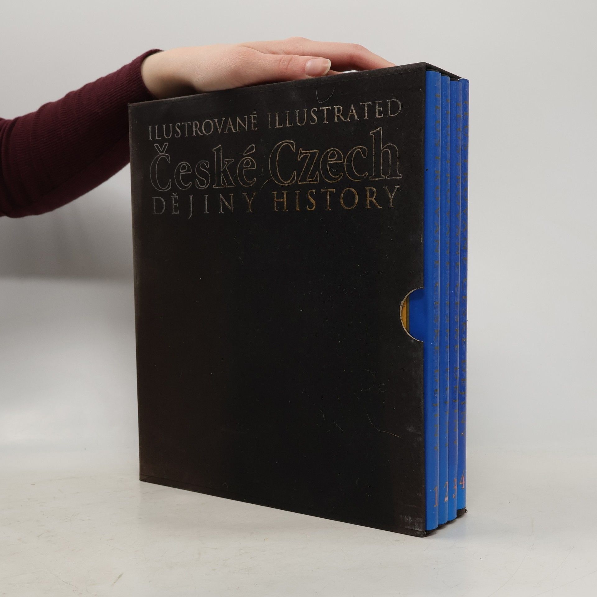 Jiří Sláma Ilustrované České dějiny. 1.-4. díl. (4 díly ve 4 svazcích)