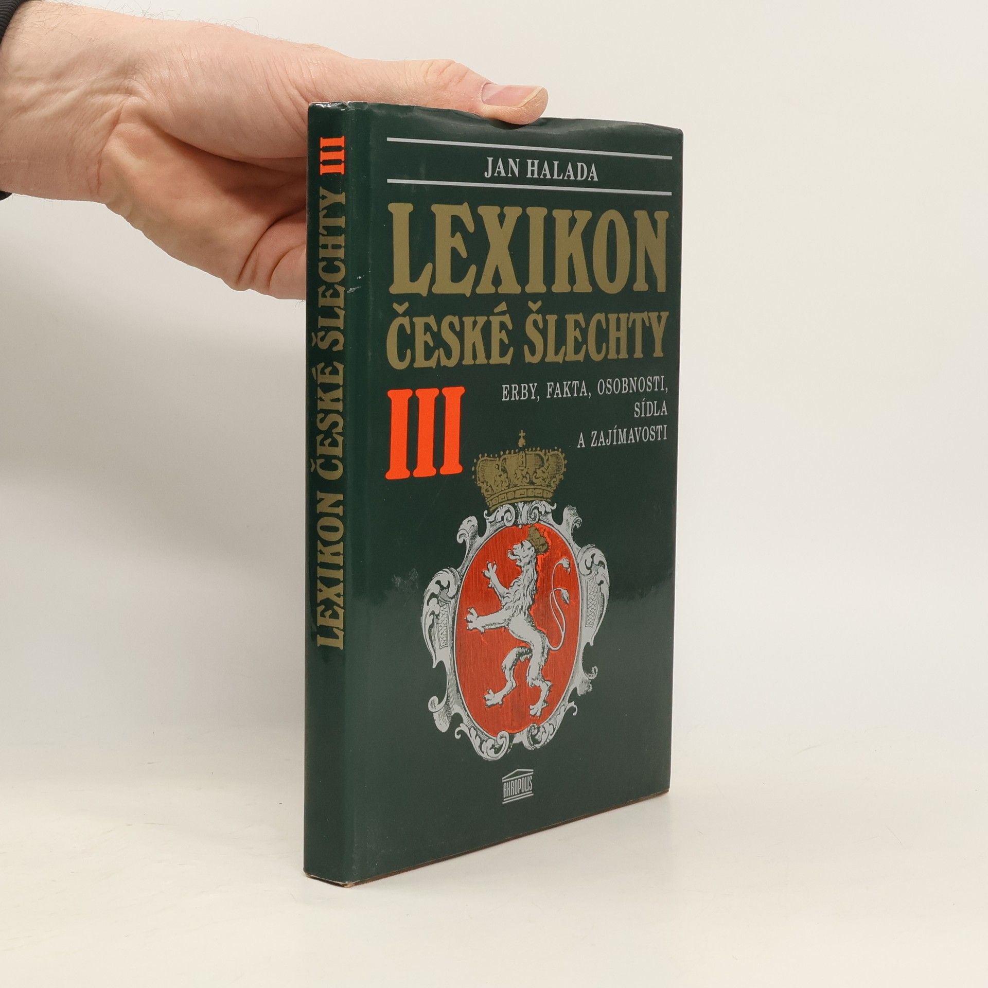 Jan Halada Lexikon české šlechty III.