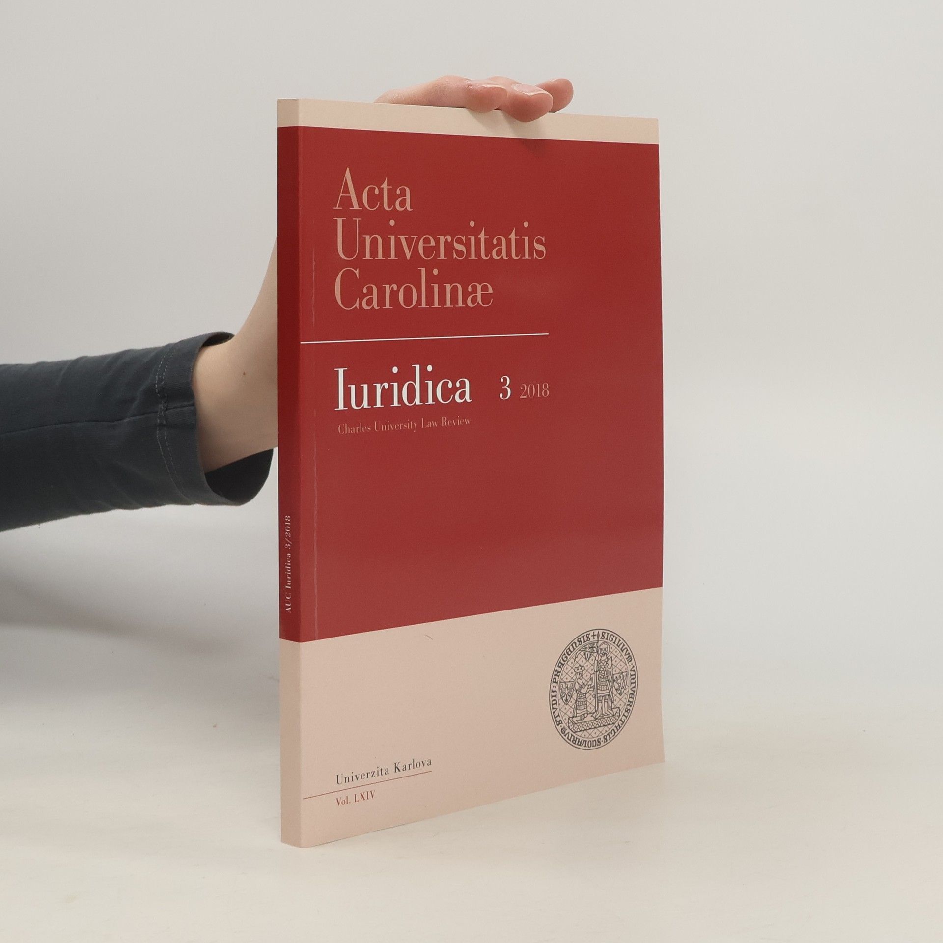 Jan Kudrna Iuridica 3/2018. Acta Universitatos Carolinae