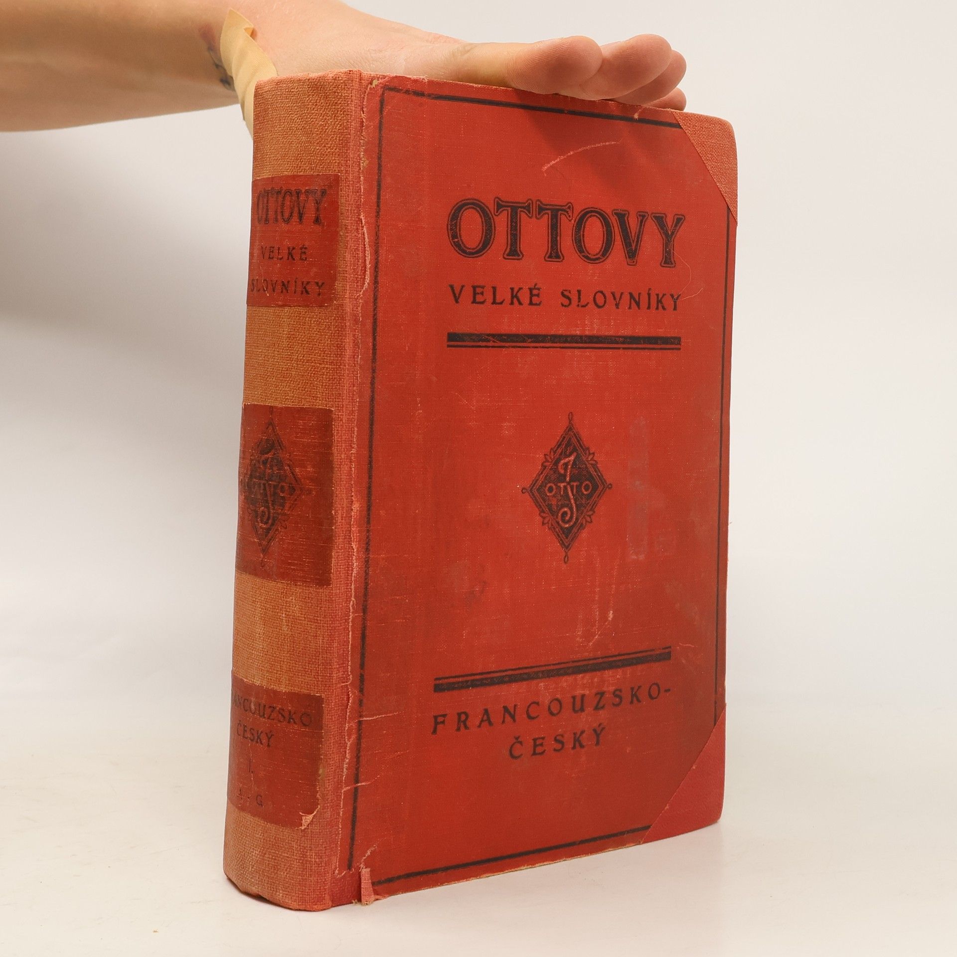 Ottovy velké slovníky. Francouzsko-český I. A-G