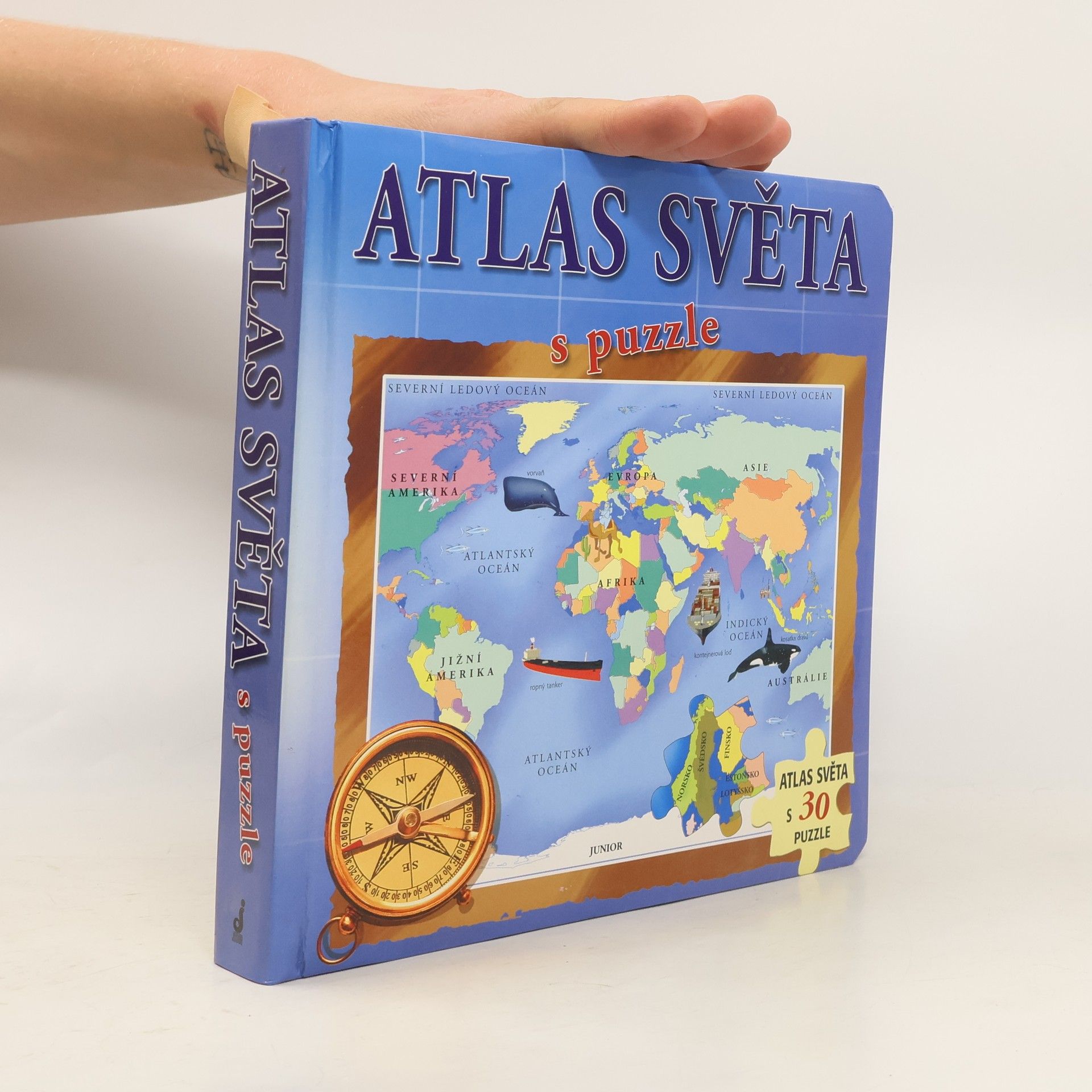 Auteurscollectief Atlas světa s puzzle