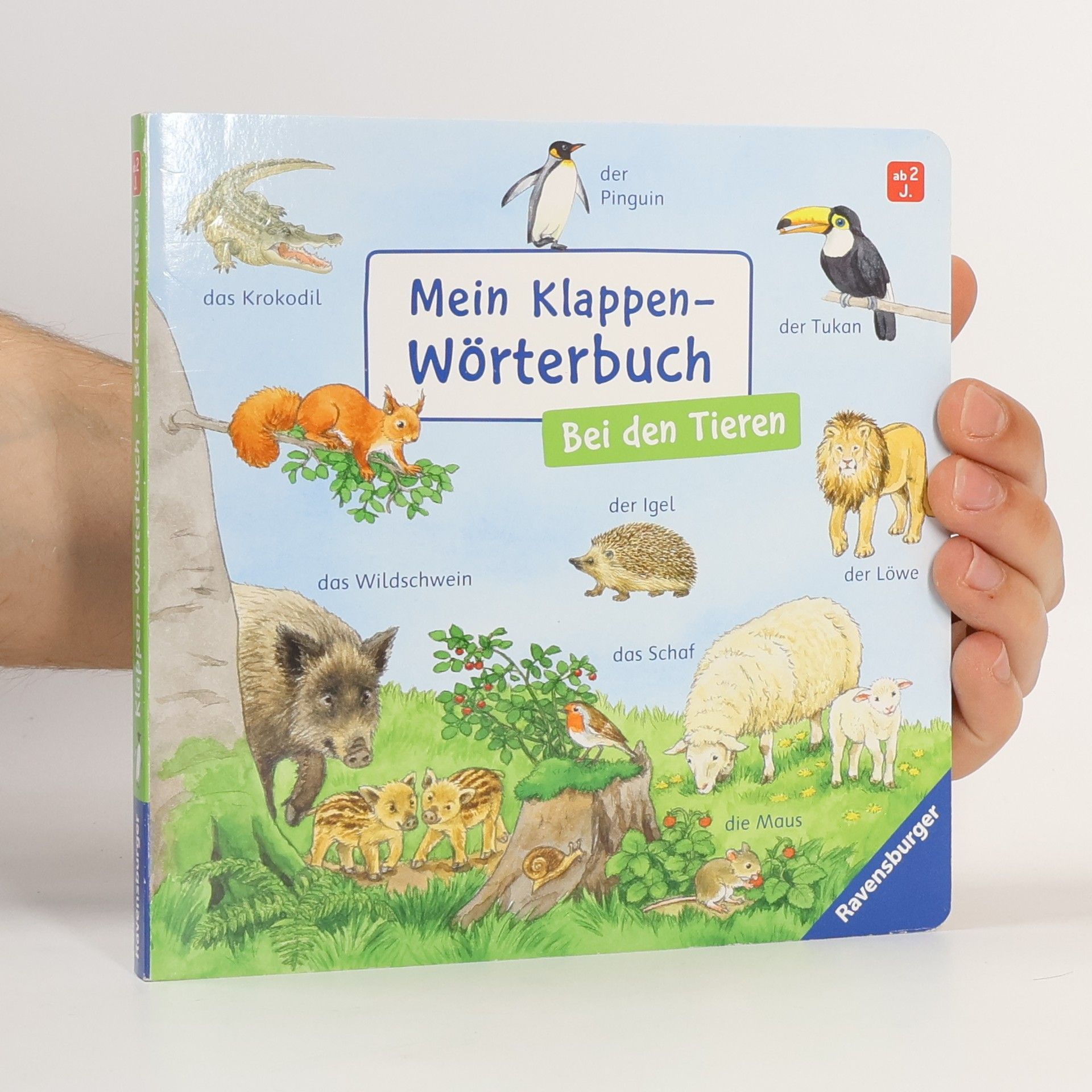 Mein Klappen-Wörterbuch: Bei den Tieren