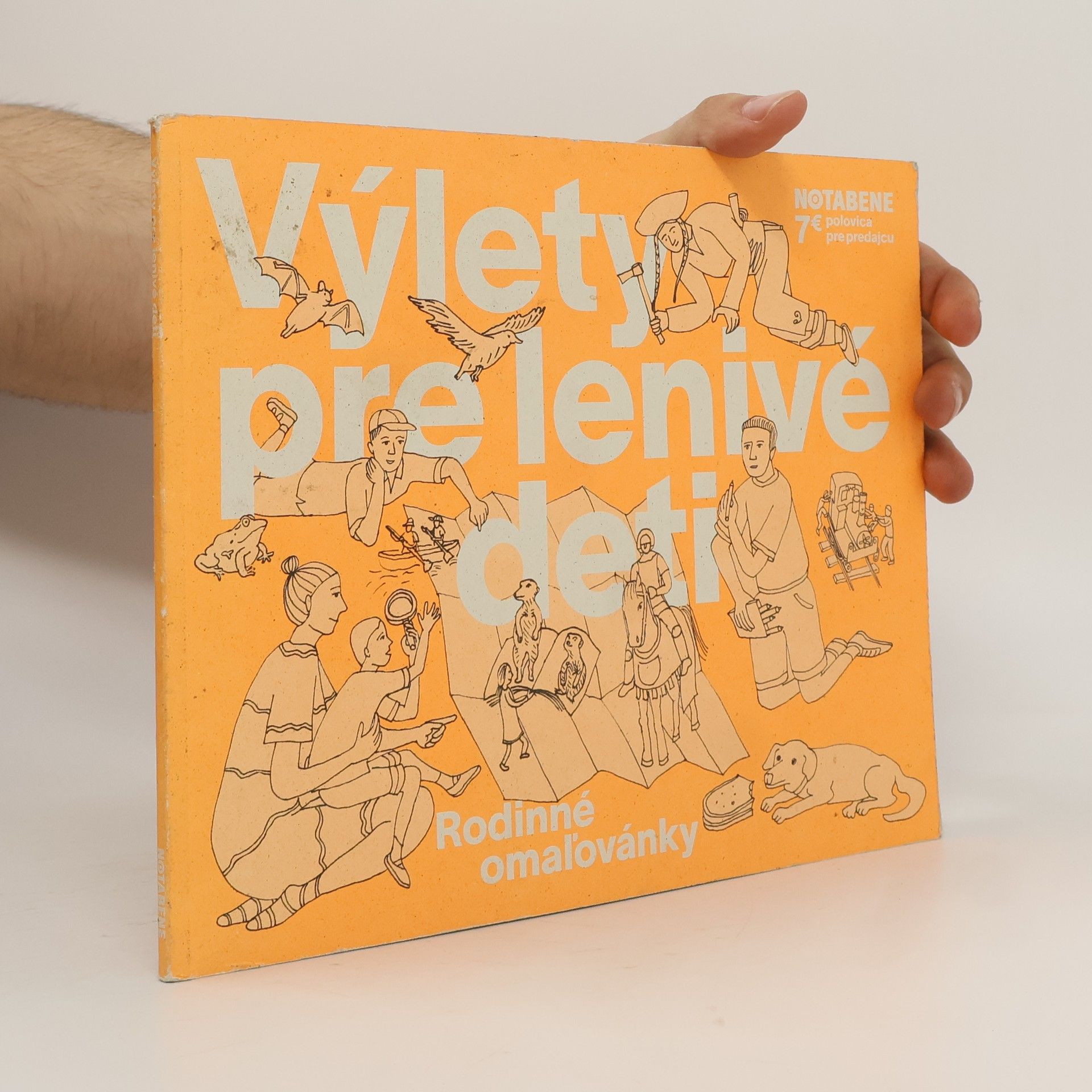 Rodinné omaľovánky Výlety pre lenivé deti