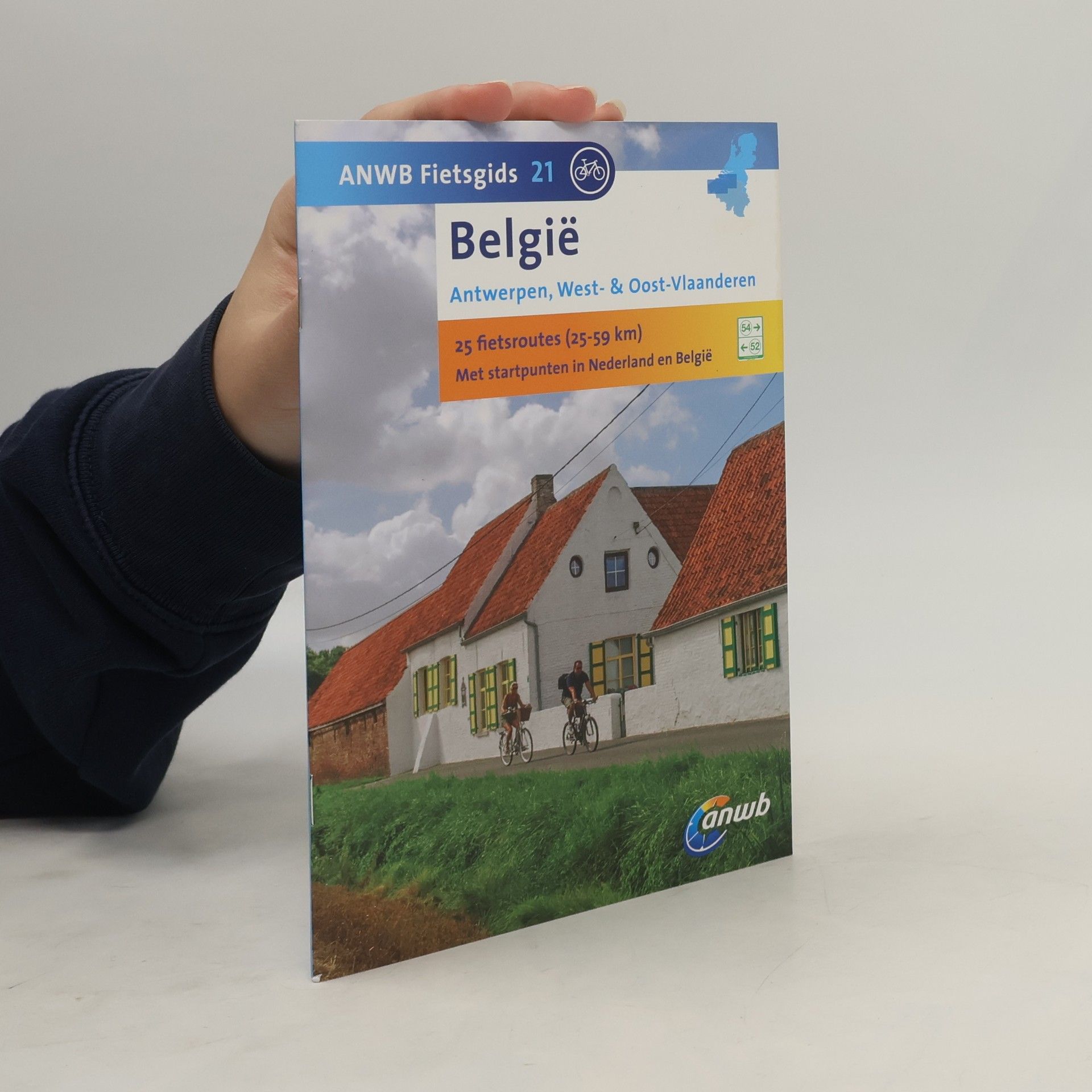 Autores varios ANWB Fietsgids - 21: België: Antwerpen, West- en Oost-Vlaanderen: 25 fietsroutes 25-59 km met startpunten in Nederland en België