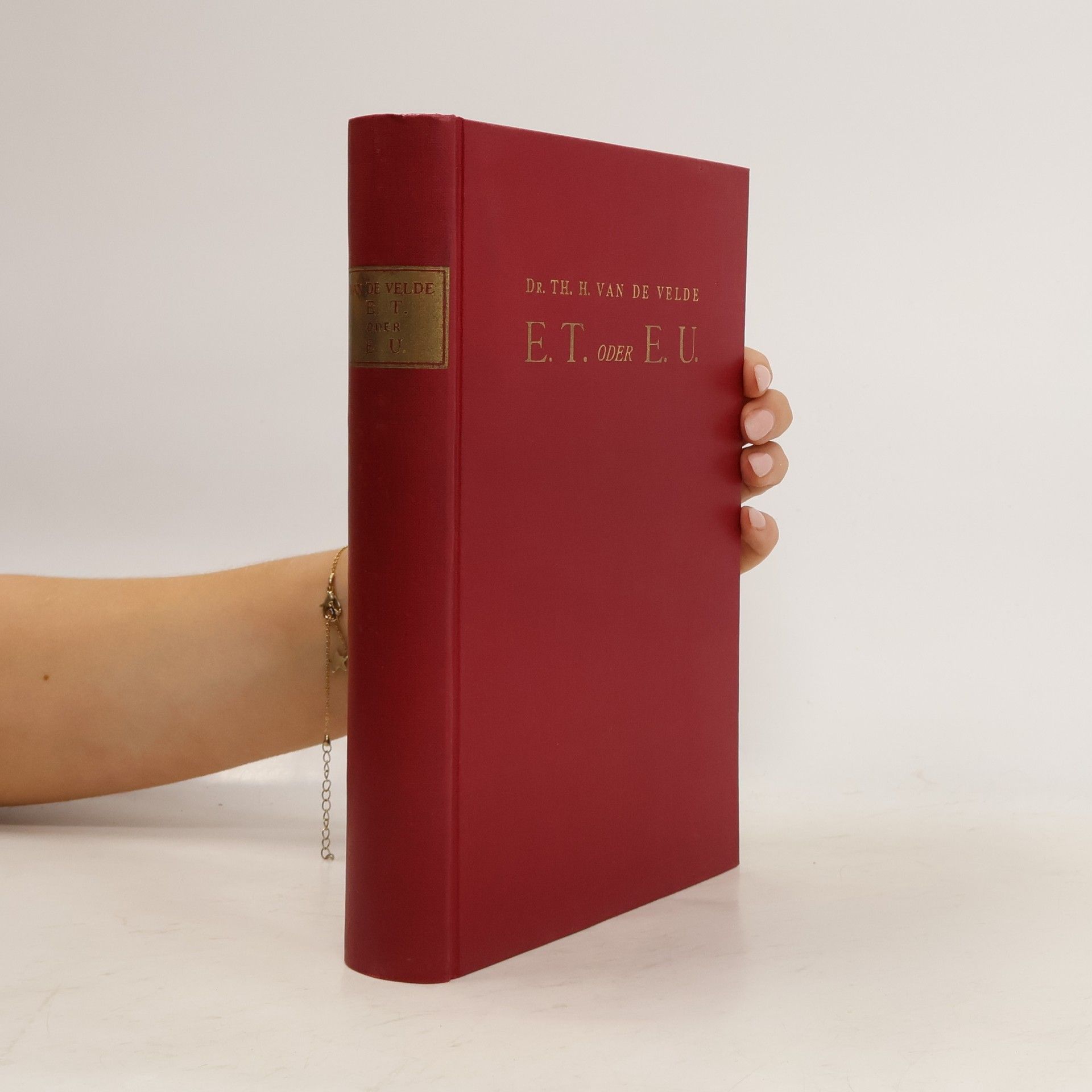 Th. H. Van de Velde E. T. Oder E. U