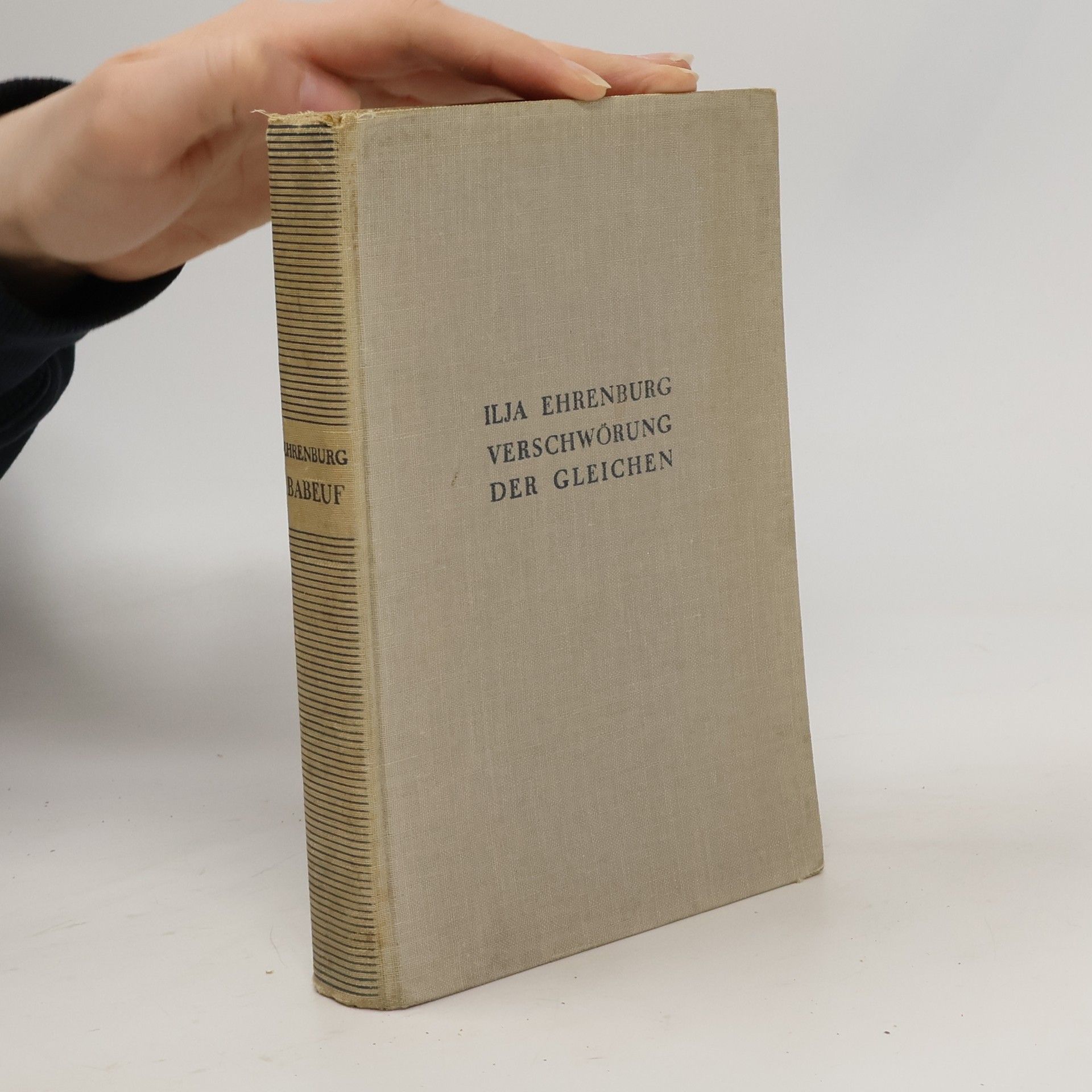 Ilja Grigorjevič Ehrenburg Verschwörung der Gleichen