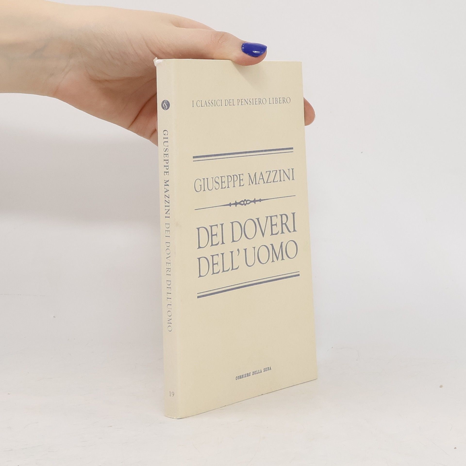 Giuseppe Mazzini Dei doveri dell'uomo