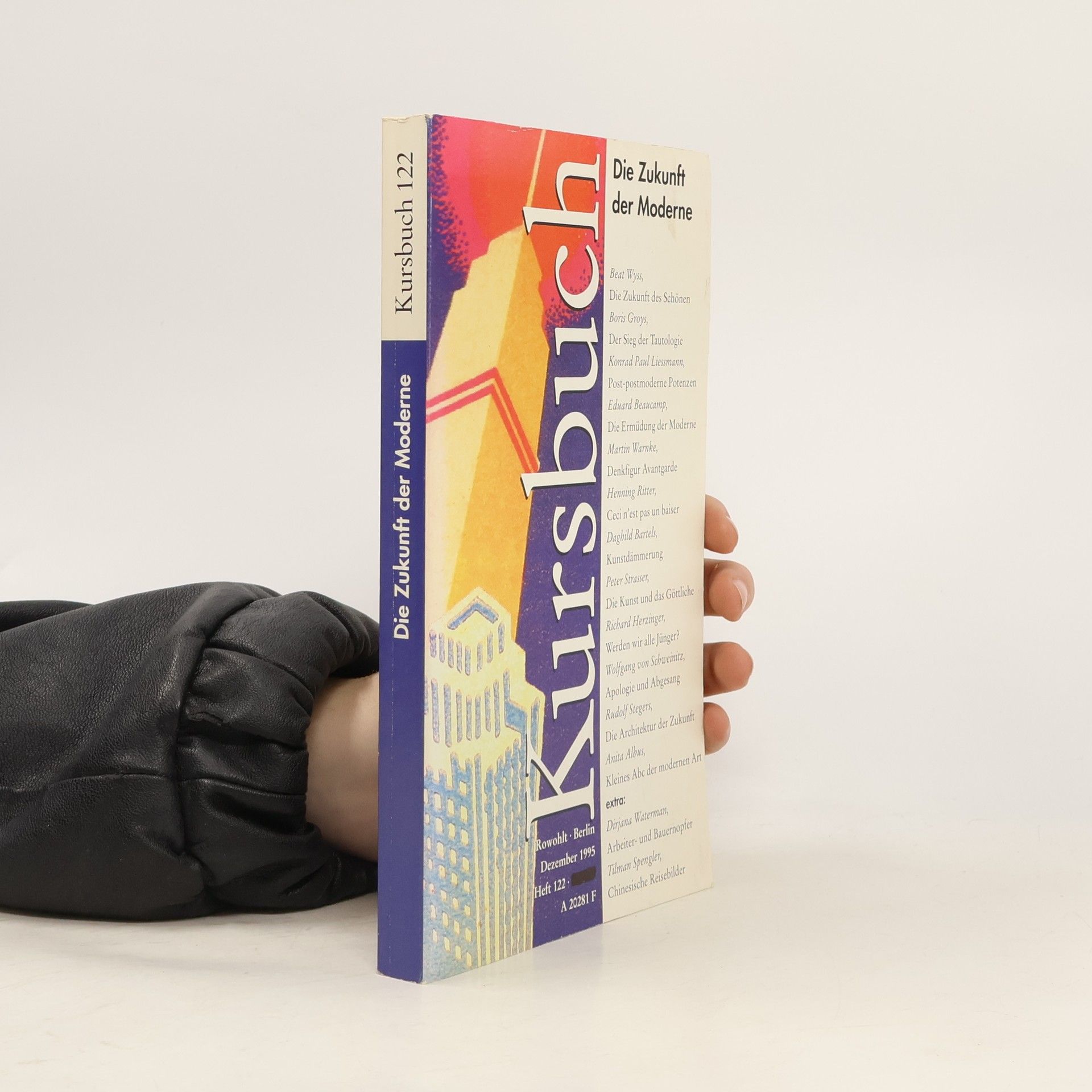 Beat Wyss Kursbuch Heft 122: Die Zukunft der Moderne