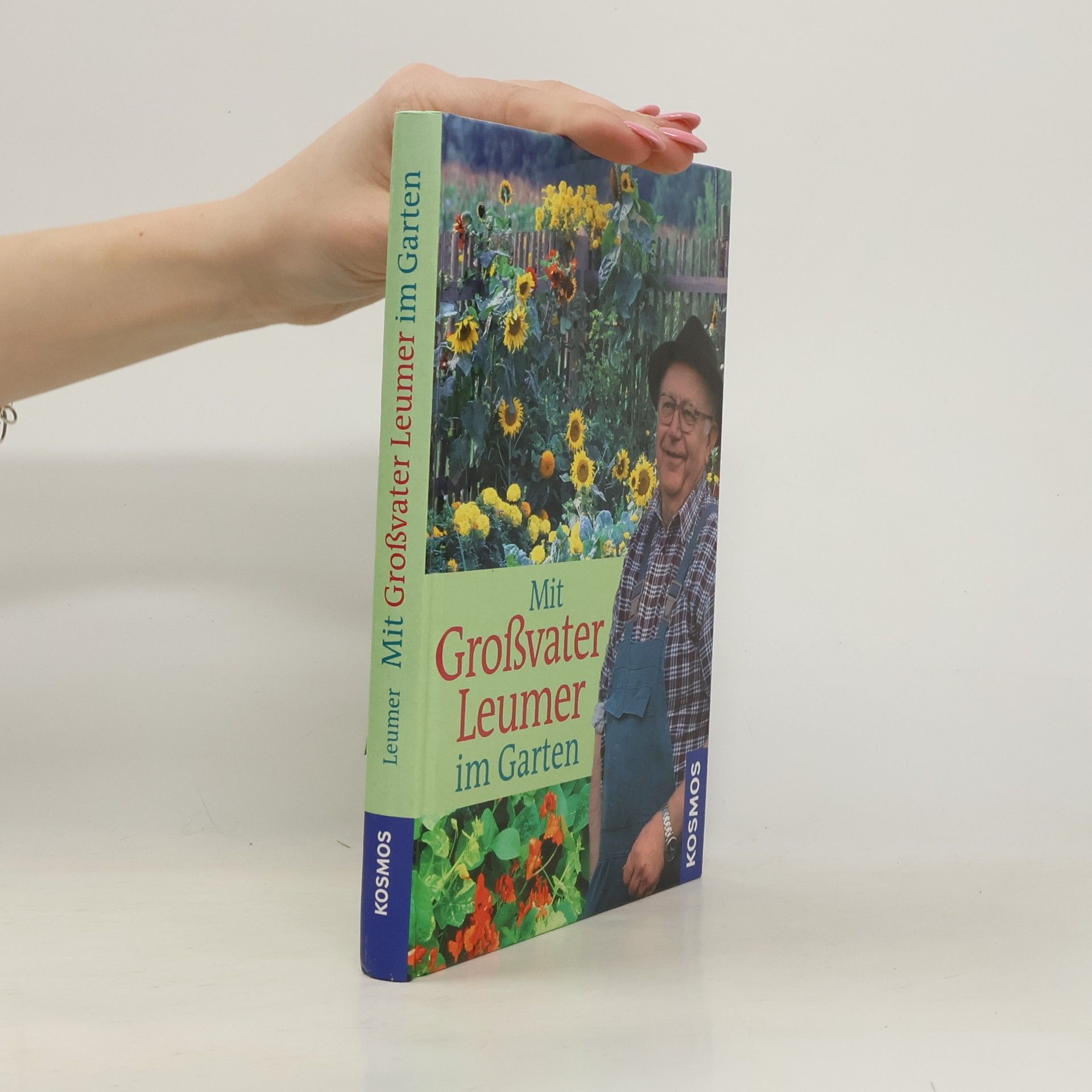 Heinrich Leumer Mit Großvater Leumer im Garten