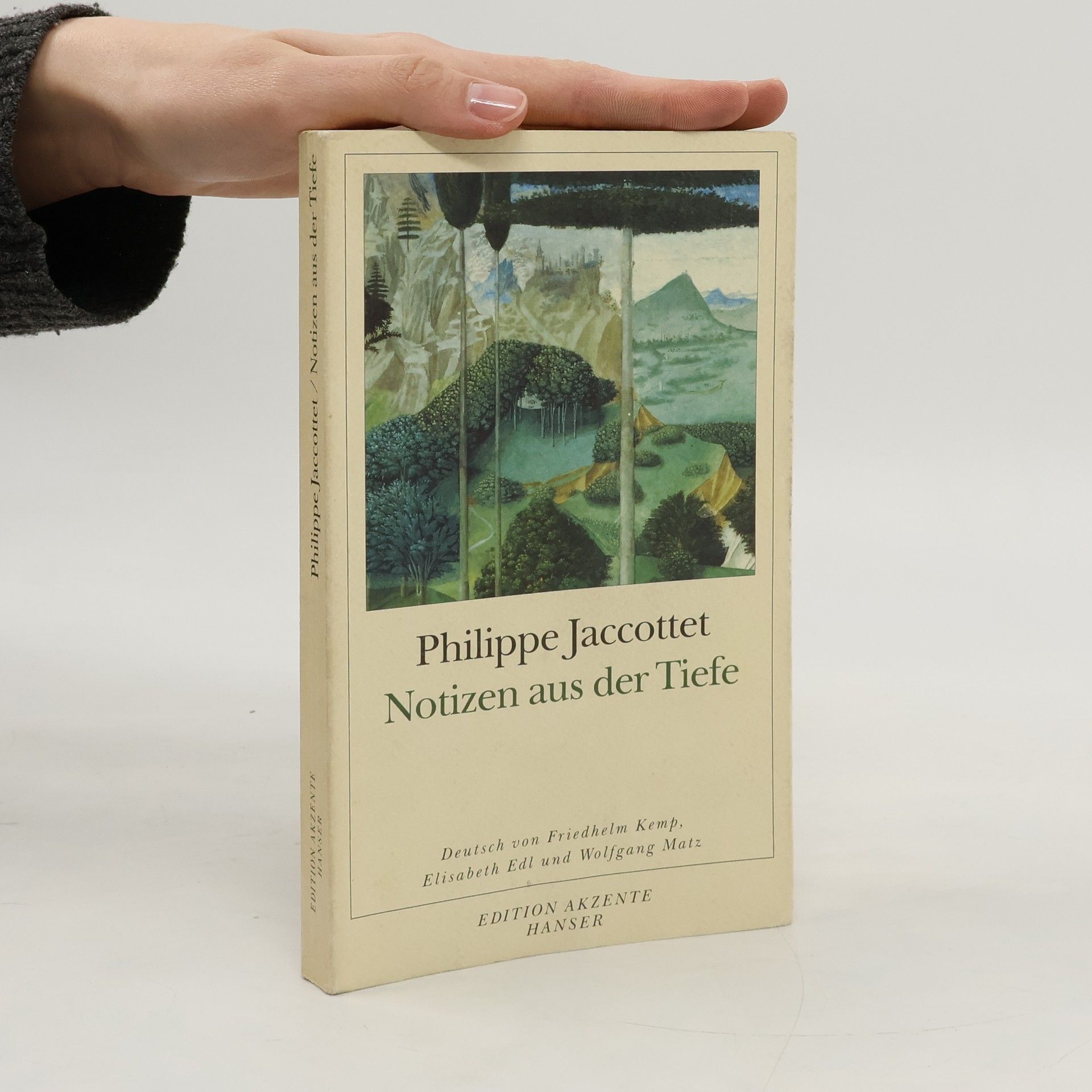 Philippe Jaccottet Notizen aus der Tiefe