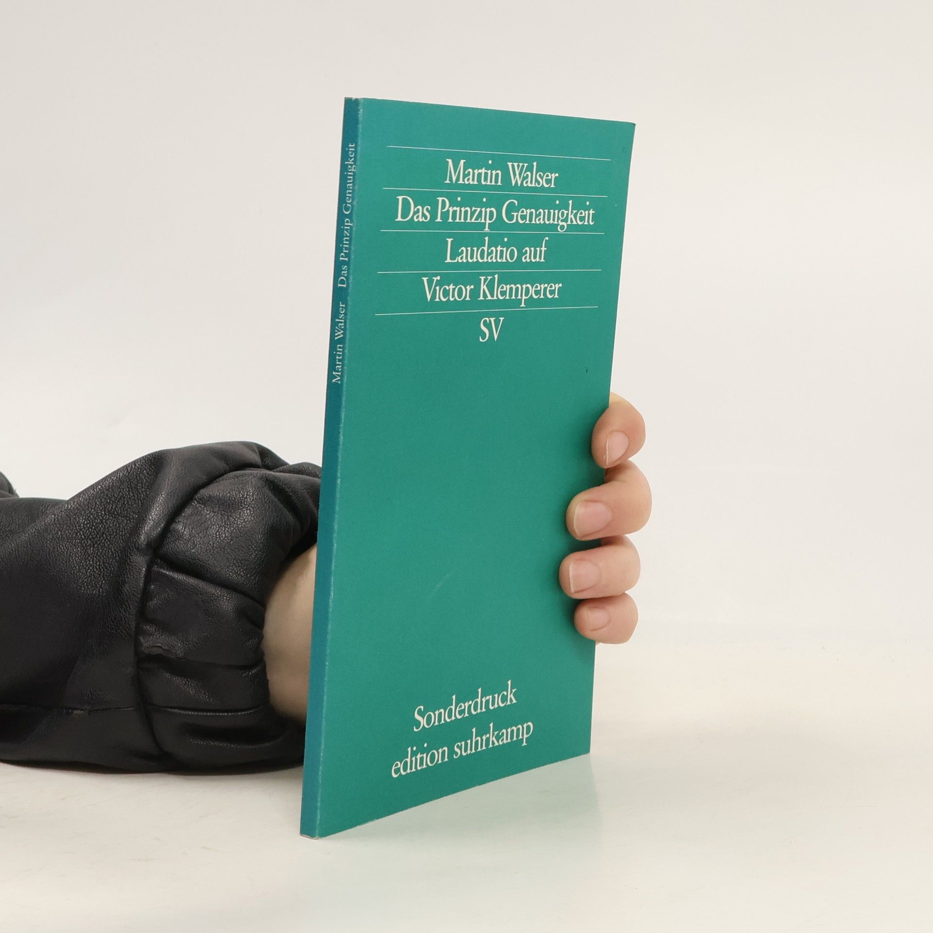 Martin Walser Das Prinzip Genauigkeit