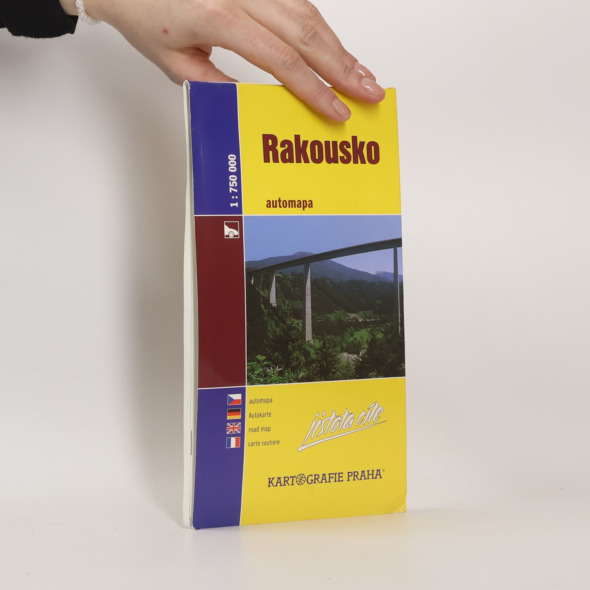 Autorenkollektiv Rakousko automapa 1:750 000
