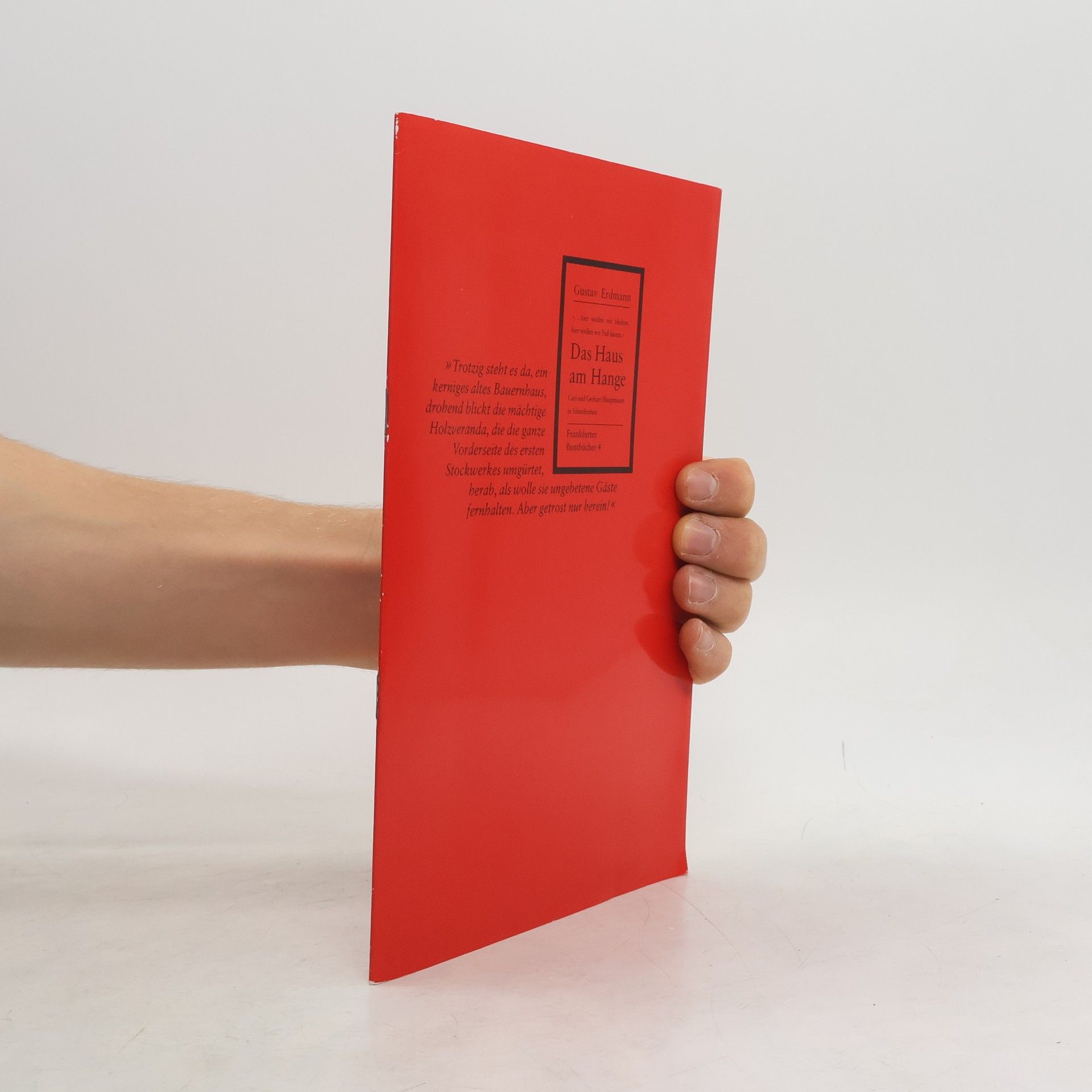 Gustav Erdmann Das Haus am Hange