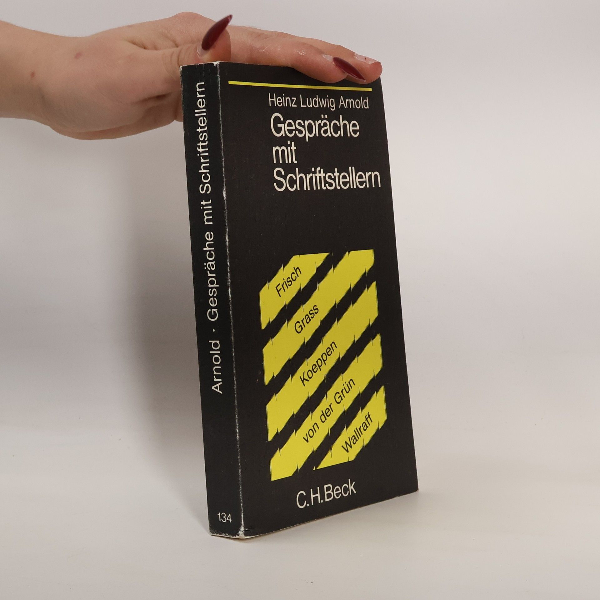 Heinz Ludwig Arnold Beck'sche schwarze Reihe - 134: Gespräche mit Schriftstellern