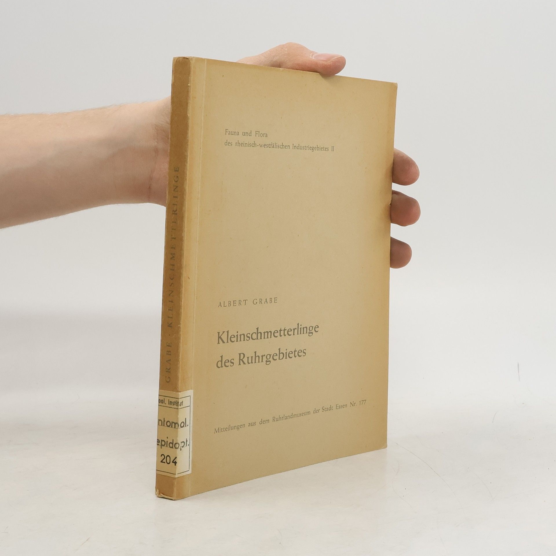 Albert Grabe Kleinschmetterlinge des Ruhrgebietes