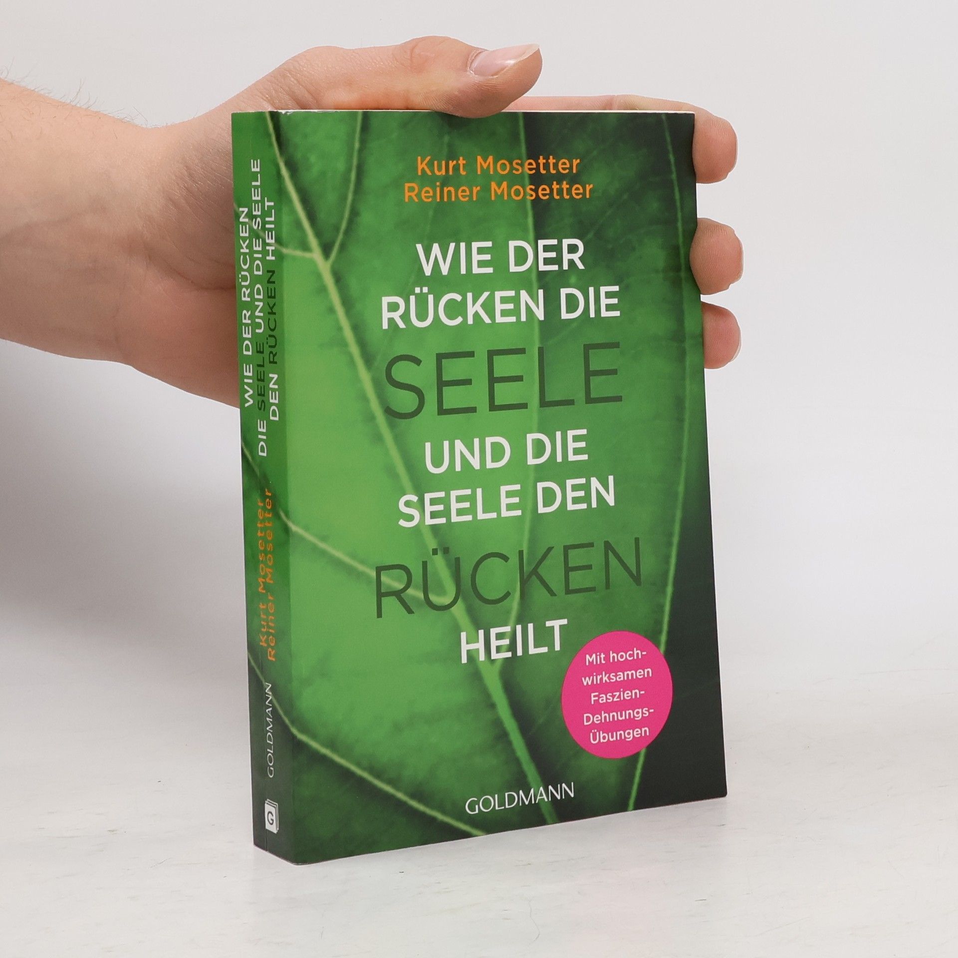 Kurt Mosetter Wie der Rücken die Seele und die Seele den Rücken heilt