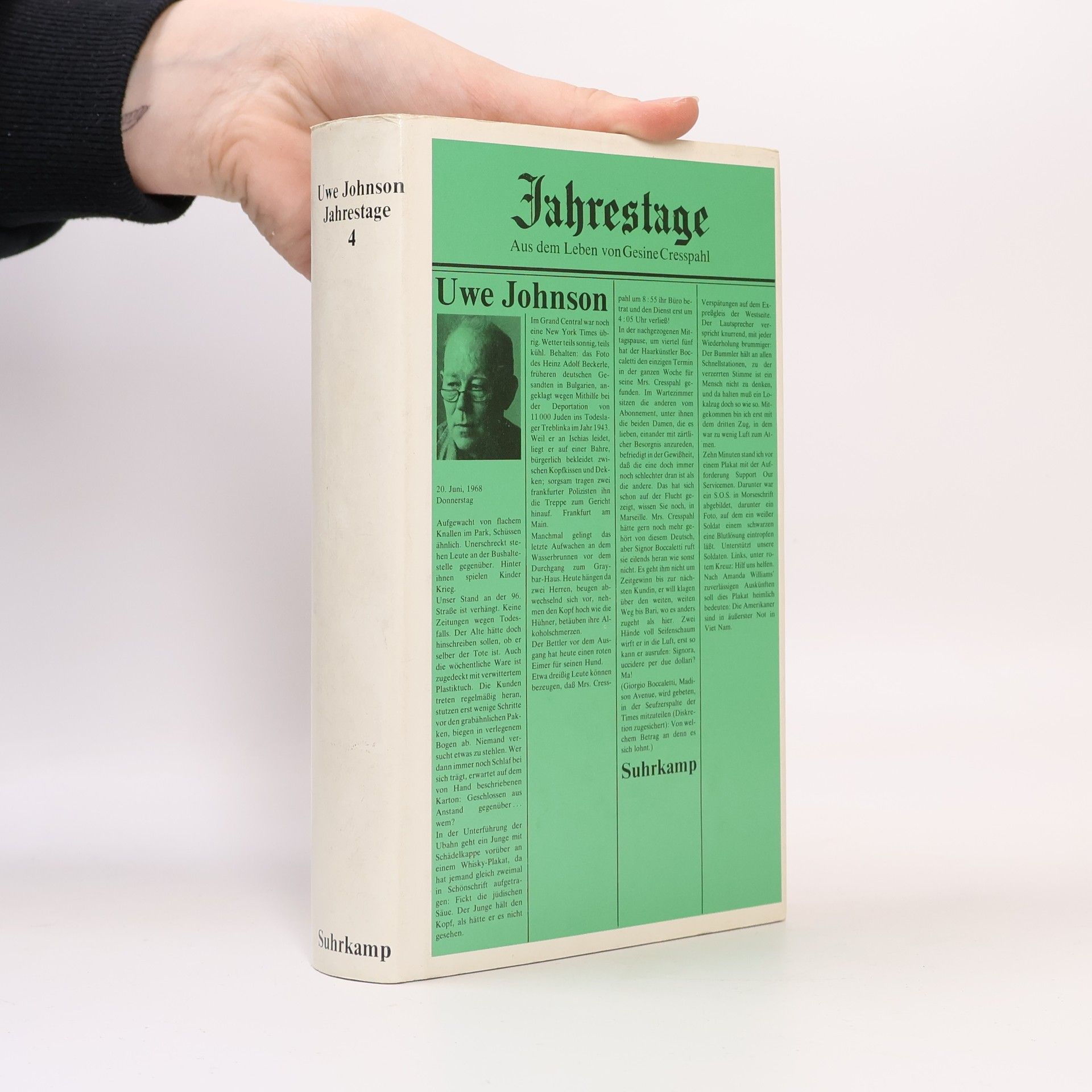 Uwe Johnson Jahrestage 4